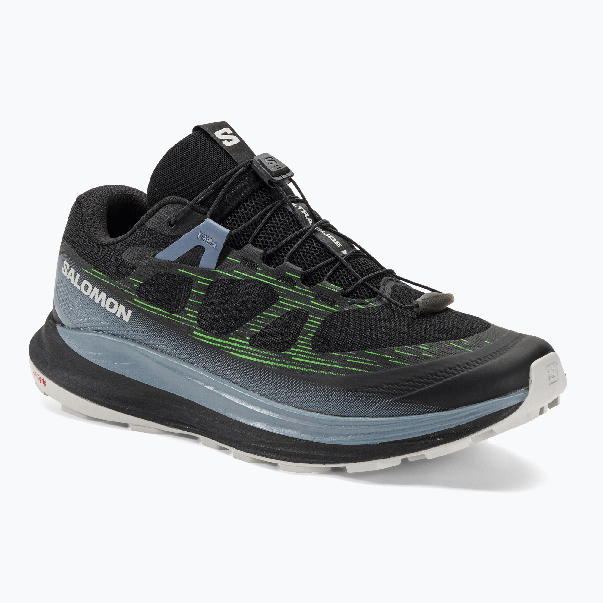 Buty do biegania męskie Salomon Ultra Glide 2 black/flint stone/green gecko 