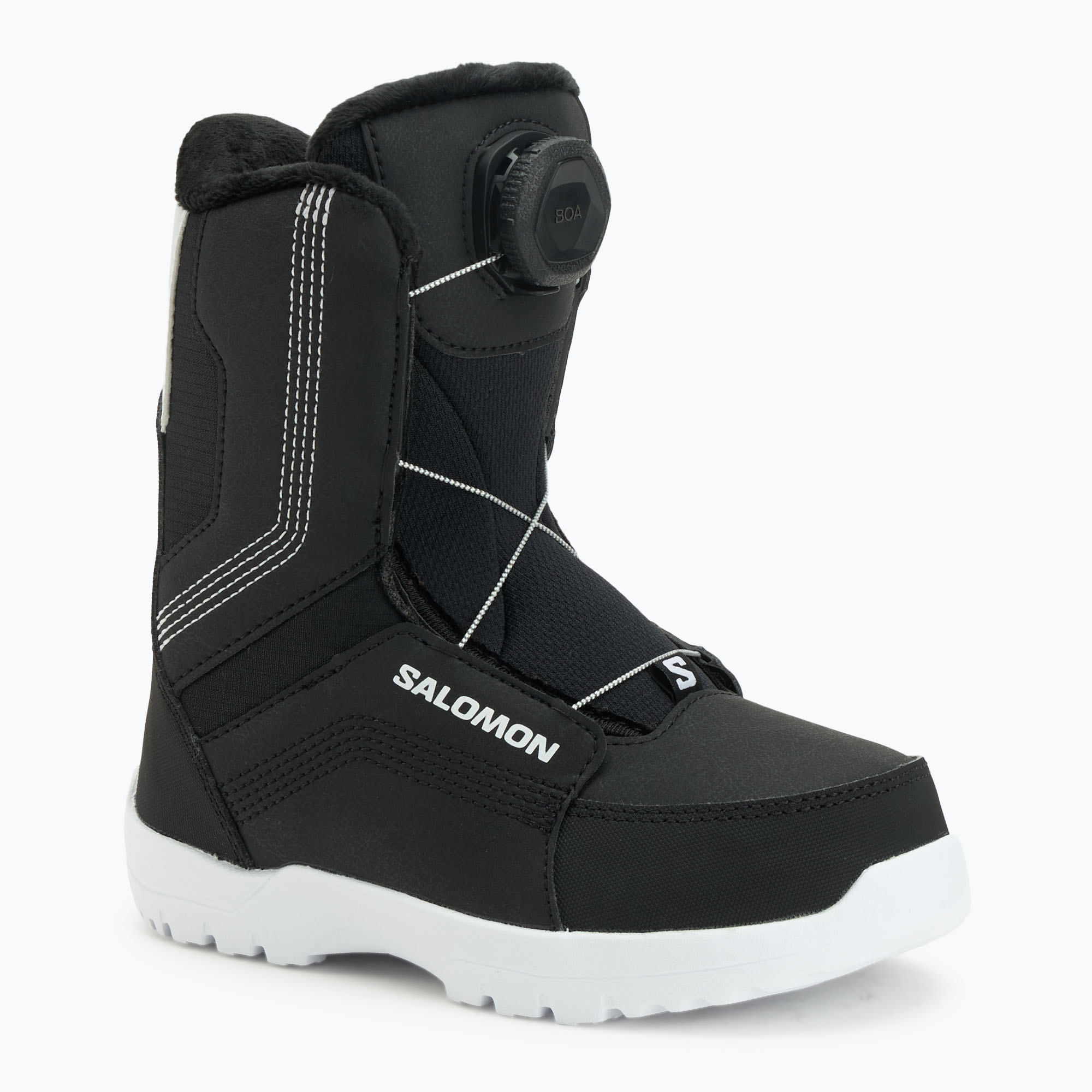 Dětské snowboardové boty Salomon Whipstar Boa Jr black/black/white