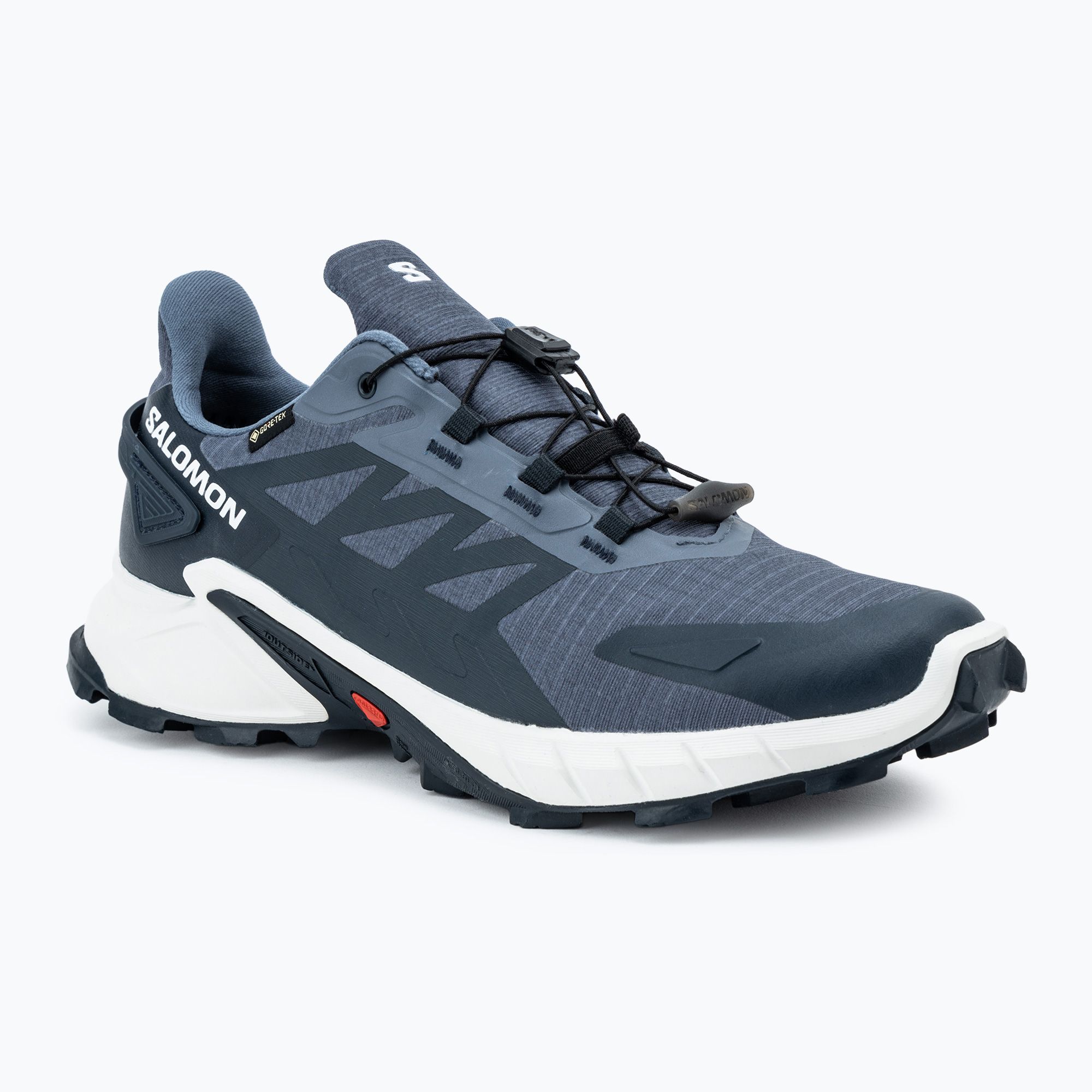 Buty do biegania męskie Salomon Supercross 4 GTX grisaille/white/carbon 