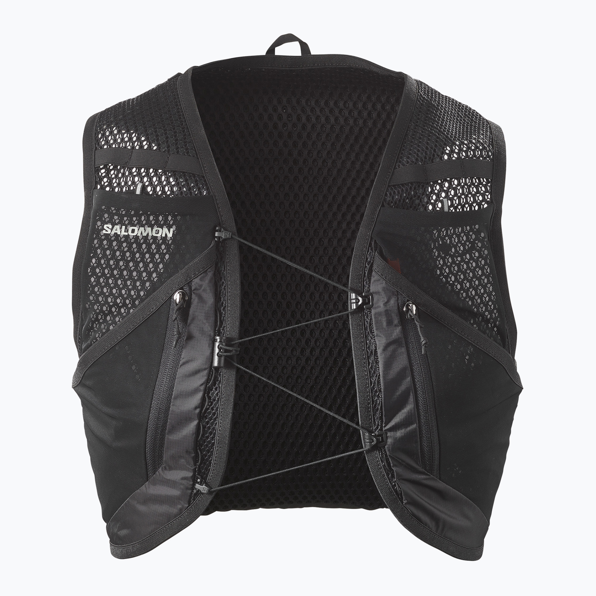 Kamizelka do biegania Salomon Active Skin 12 No Flasks black/metal 