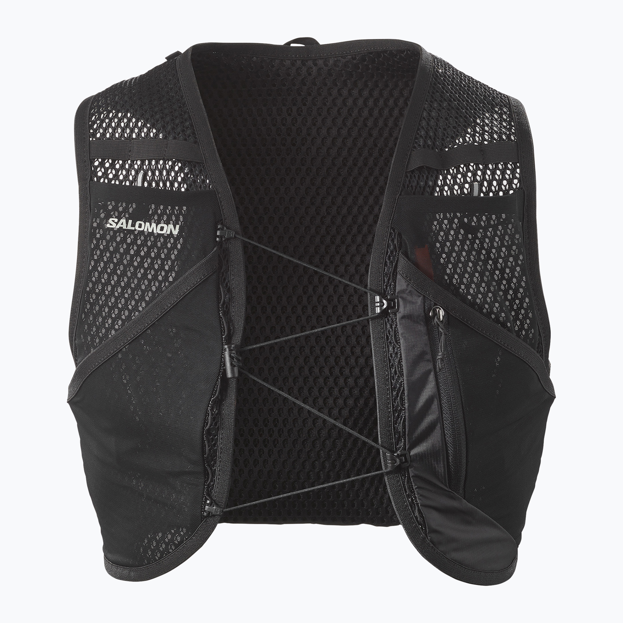 Kamizelka do biegania Salomon Active Skin 8 No Flasks black/metal 