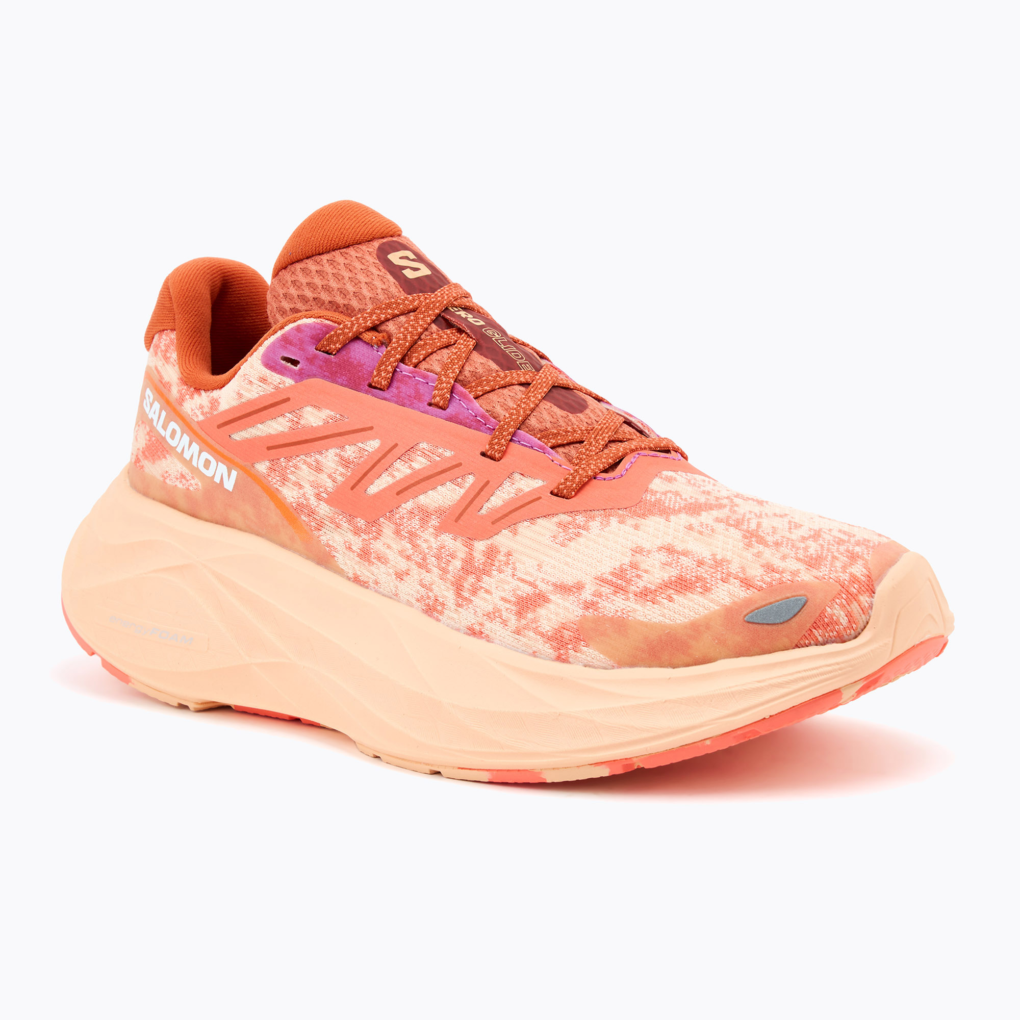 Salomon Aero Glide 2 дамски обувки за бягане spice route/peach quartz/fresh salmon