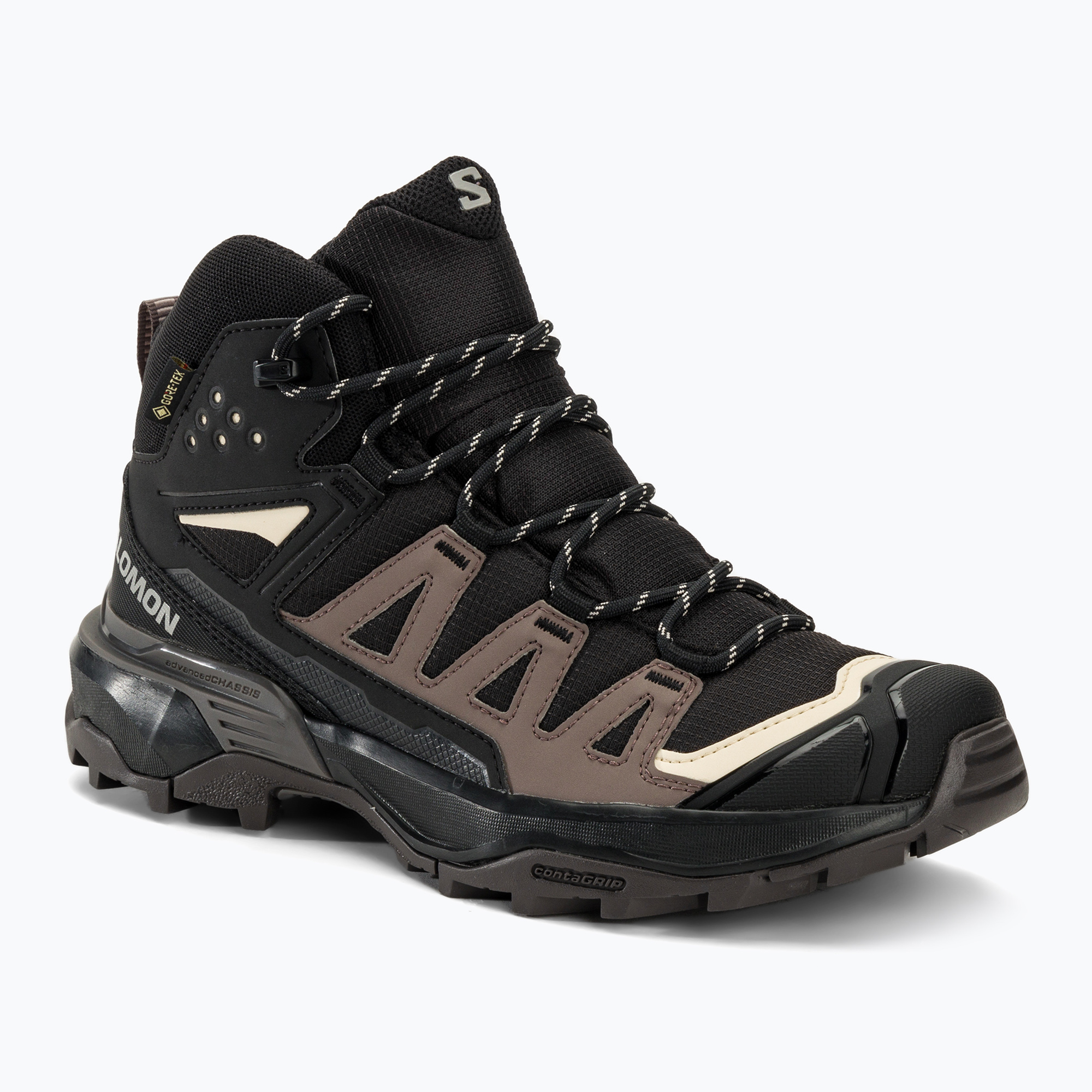 Buty trekkingowe damskie Salomon X Ultra 360 MID GTX black/plum kitten/shale 