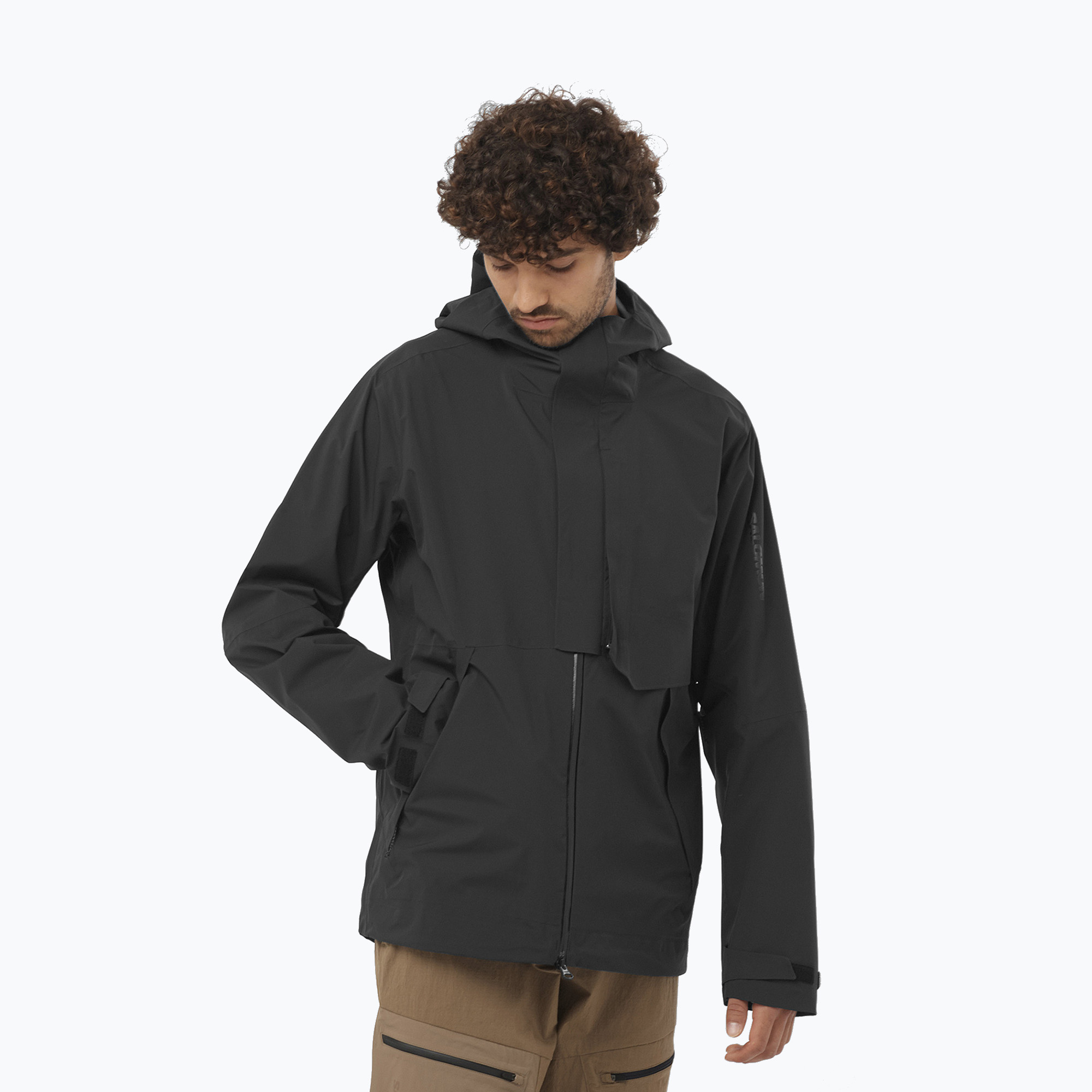 Kurtka przeciwdeszczowa męska Salomon Outerpath Pro 2.5 l deep black 