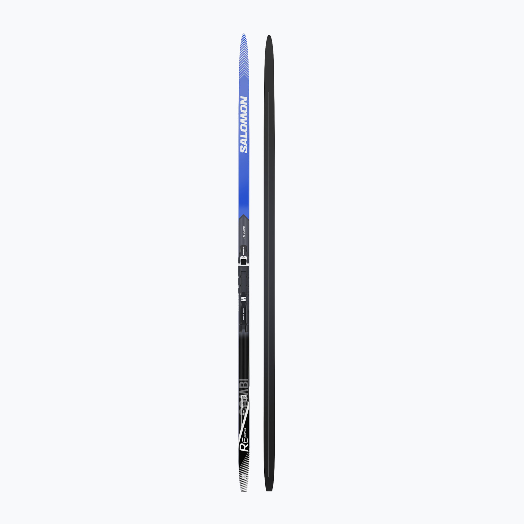 Bežecké lyže + viazanie Salomon R 6 Combi PM Prolink Pro Combi (R 6 Combi PM + Prolink Pro Combi L476525PM)