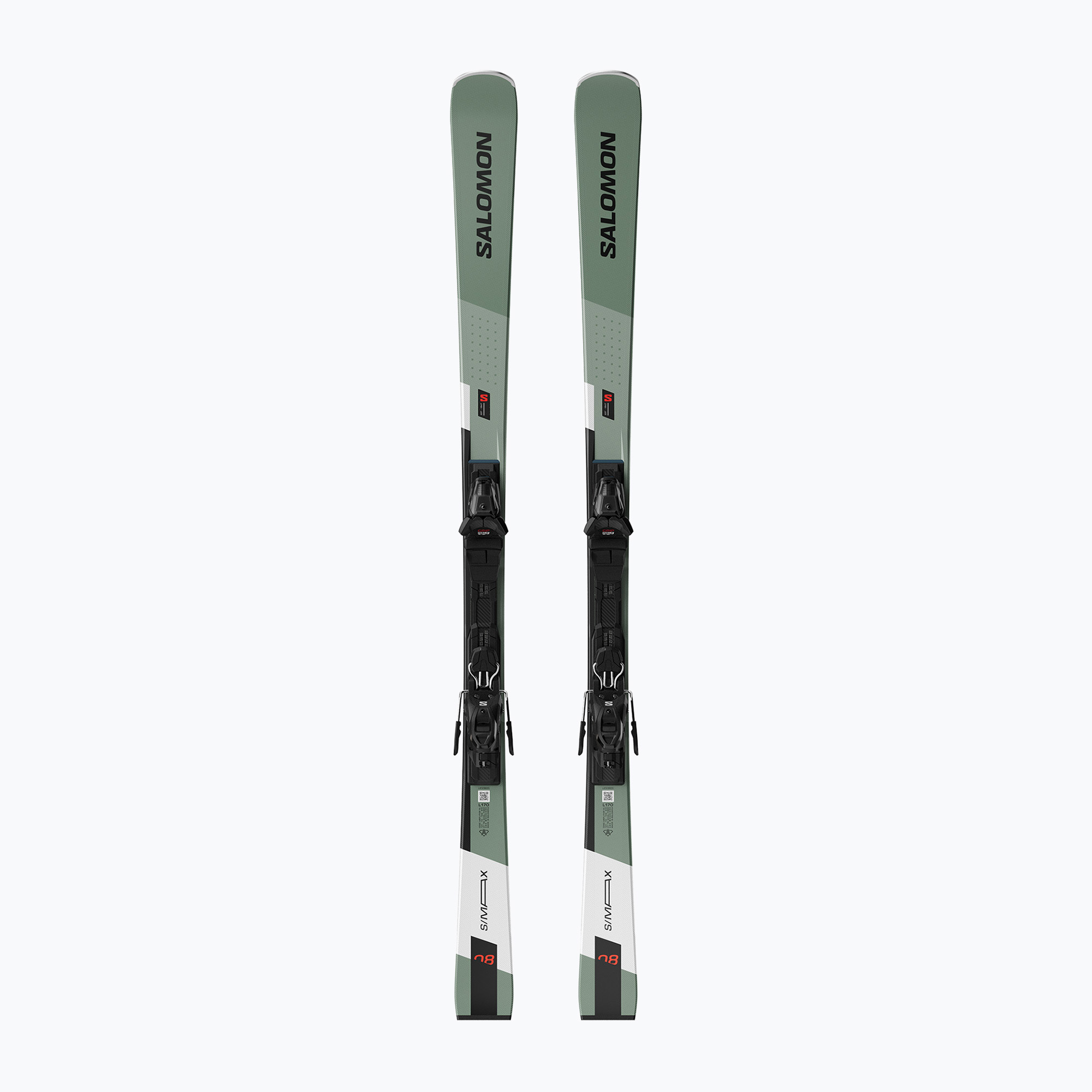 Zjazdové lyže Salomon S/Max 8 + viazanie M10 GW oil green/black/white