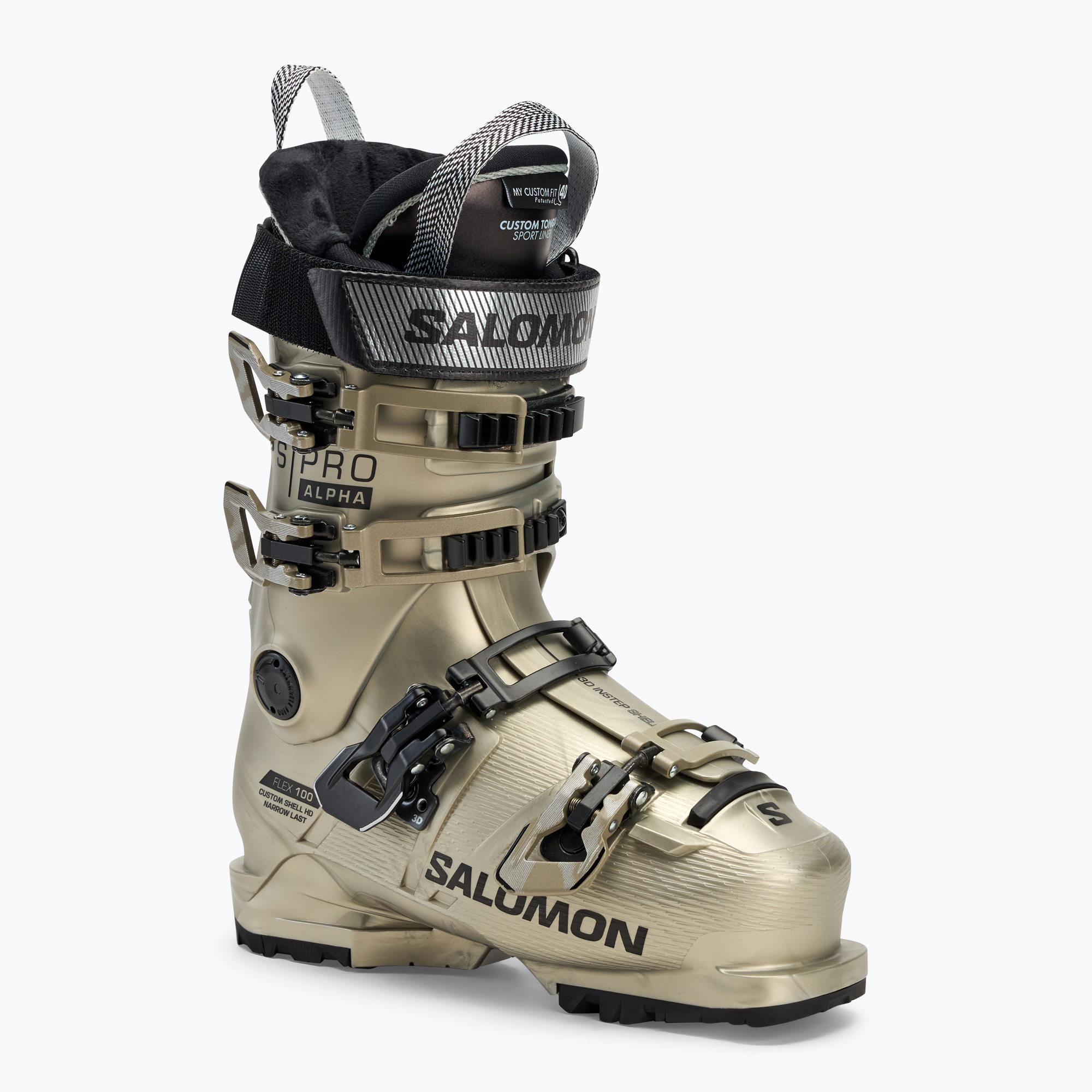 Дамски ски обувки Salomon S/Pro Alpha 100 W GW light bronze met./black/black