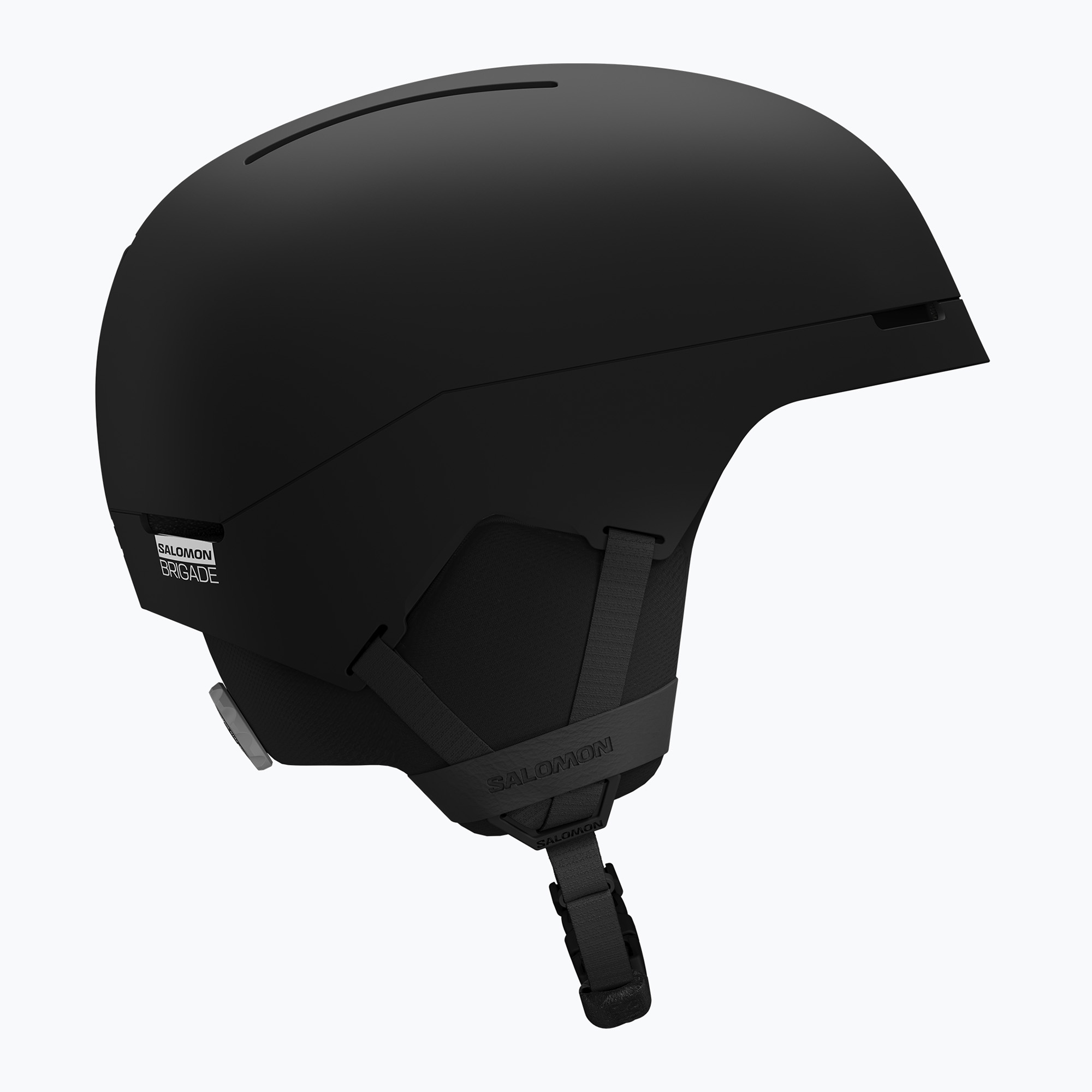 Casco da sci Salomon Brigade Round Fit black (56-59 cm (M)) (Brigade Round Fit L47619100)