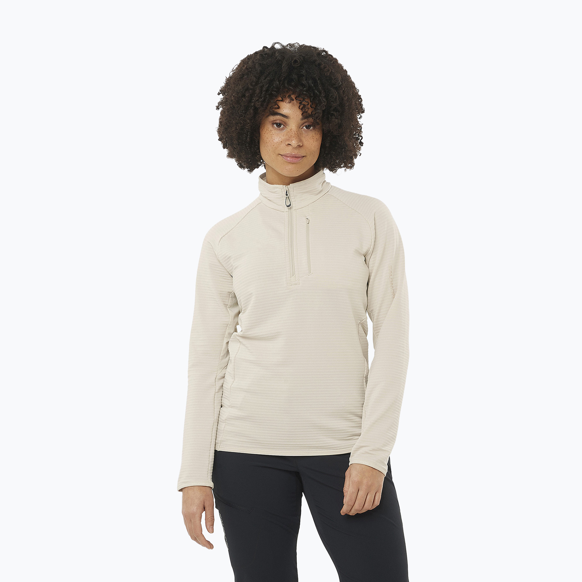 Bluza trekkingowa damska Salomon Essential Lightwarm Hz rainy day 