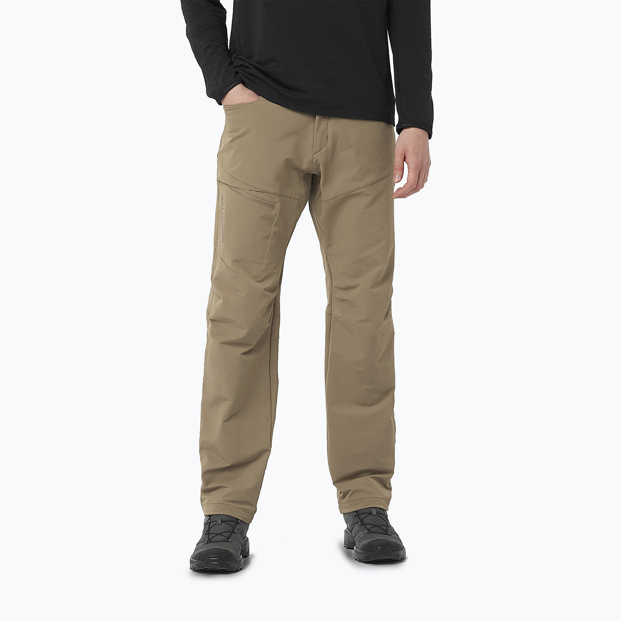 Spodnie trekkingowe męskie Salomon Wayfarer Warm shitake 