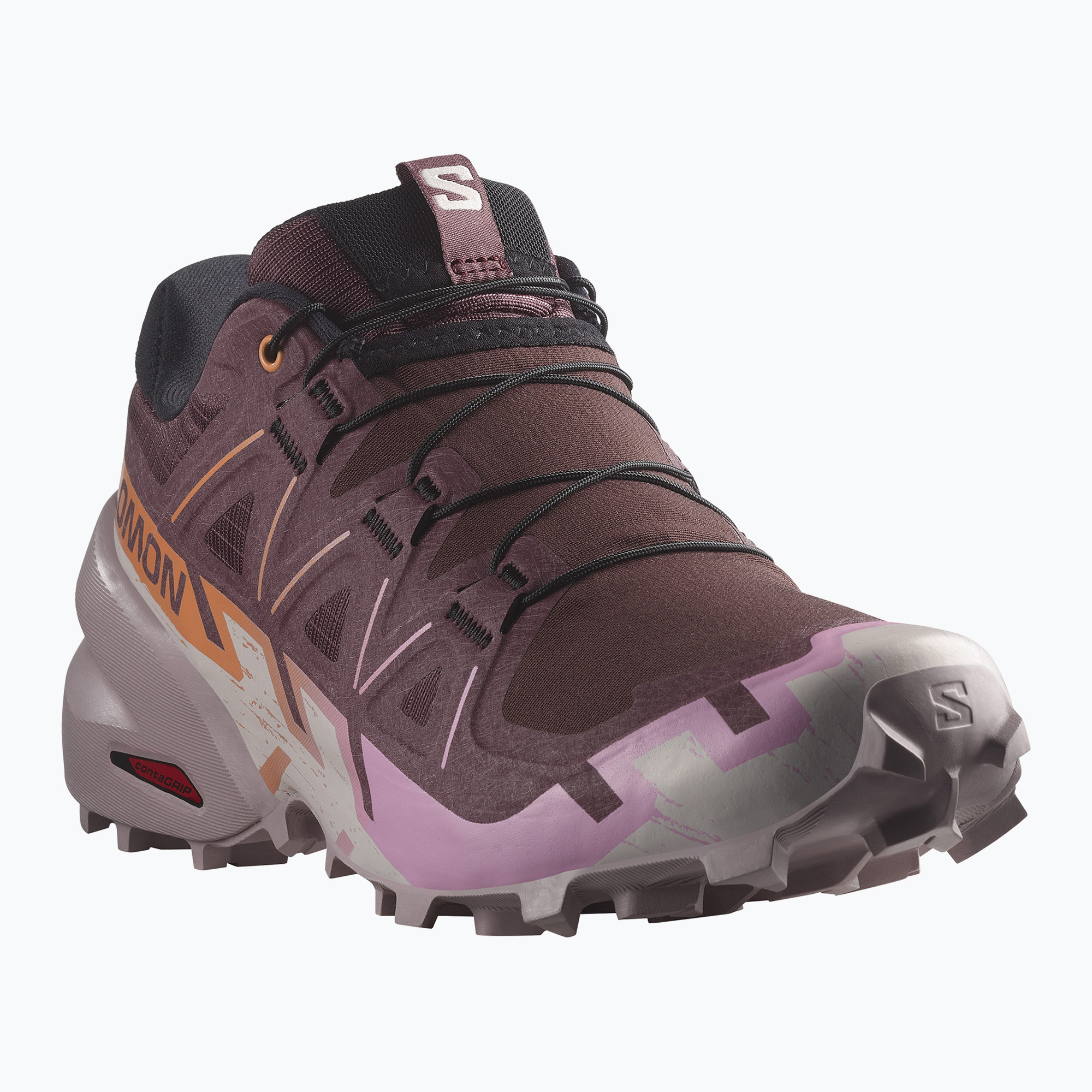 Buty do biegania damskie Salomon Speedcross 6 catawba grape/papaya/deauville mauve 