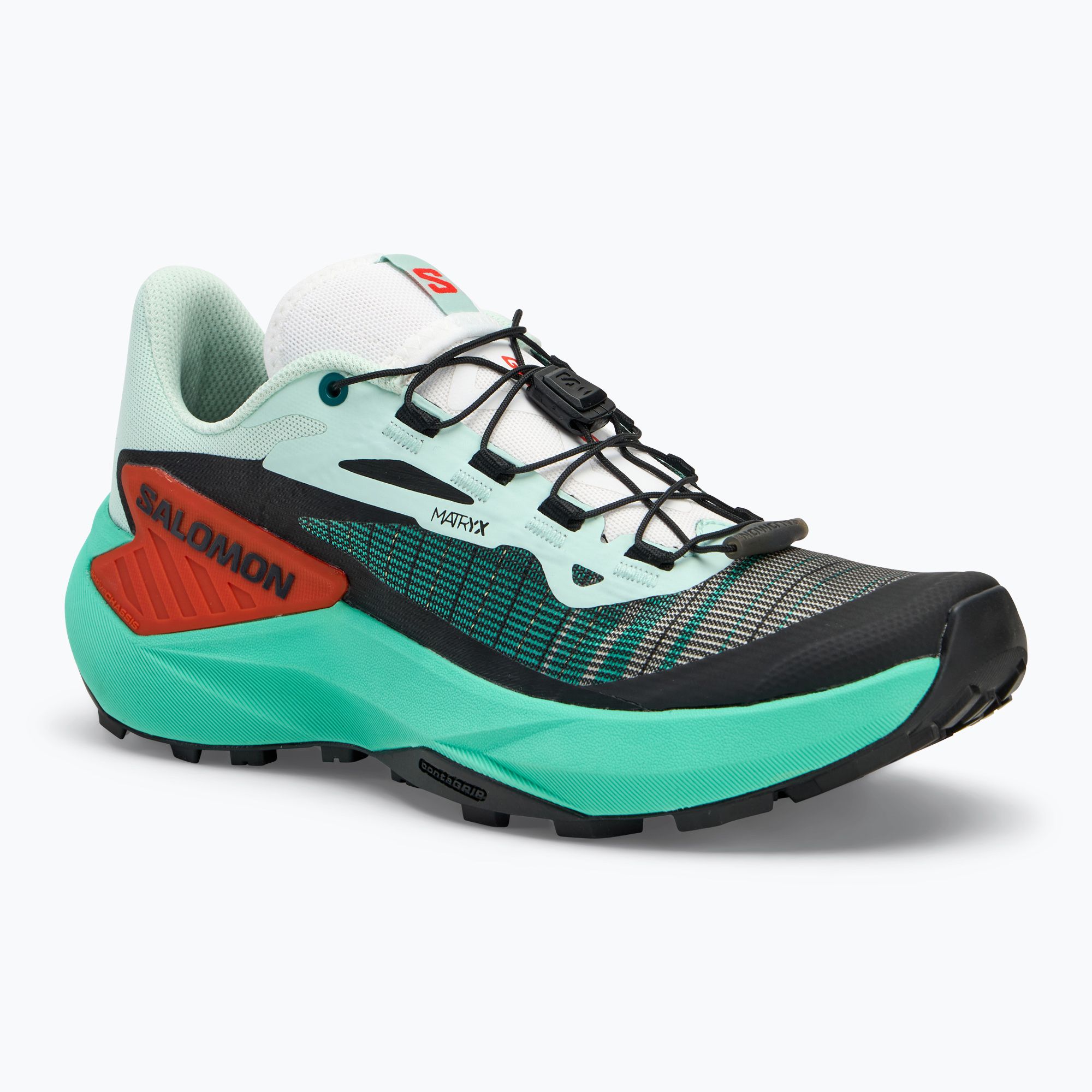 Buty do biegania damskie Salomon Genesis bay/electric green/cherry 