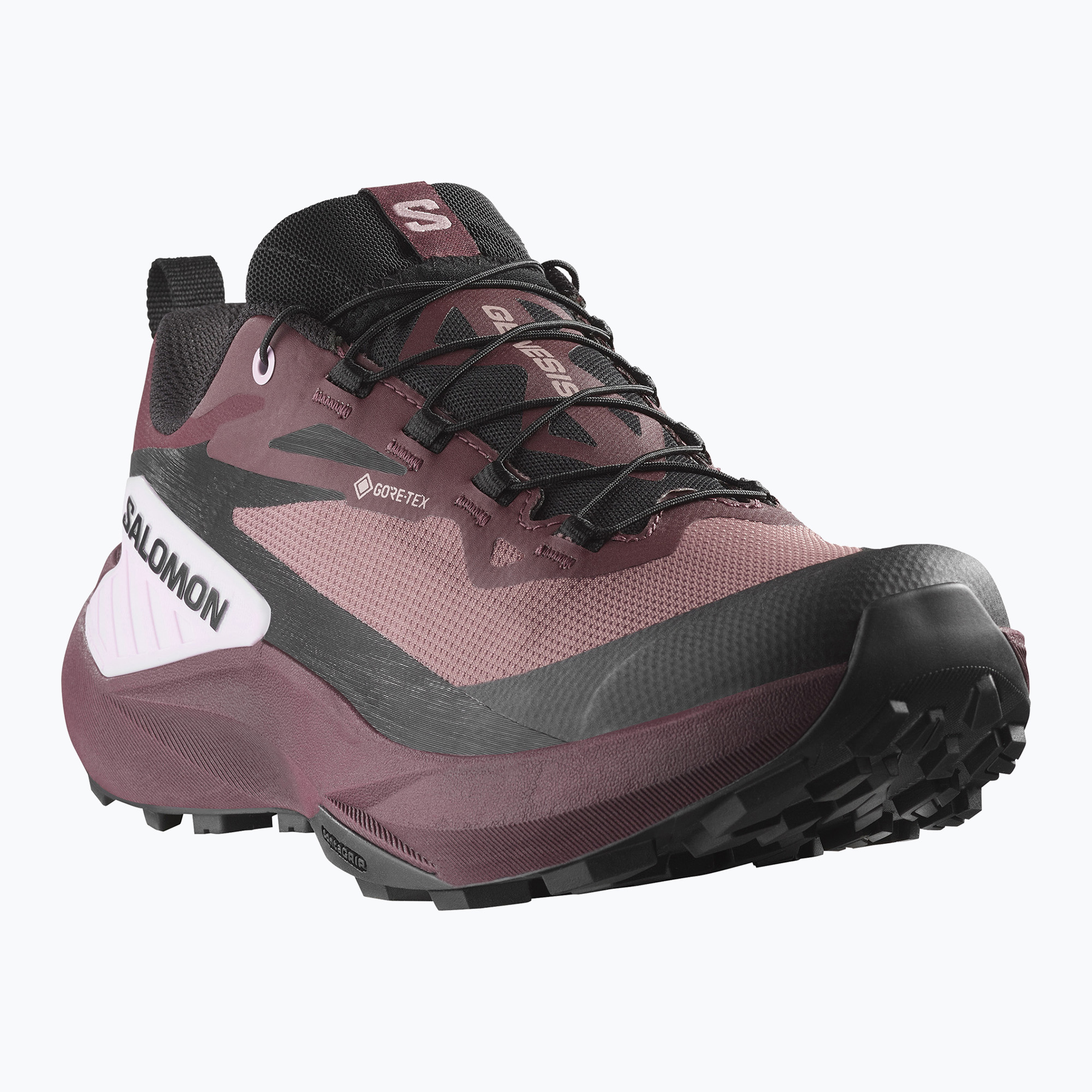 Buty do biegania damskie Salomon Genesis GTX rose taupe/black orchid/bouquet 