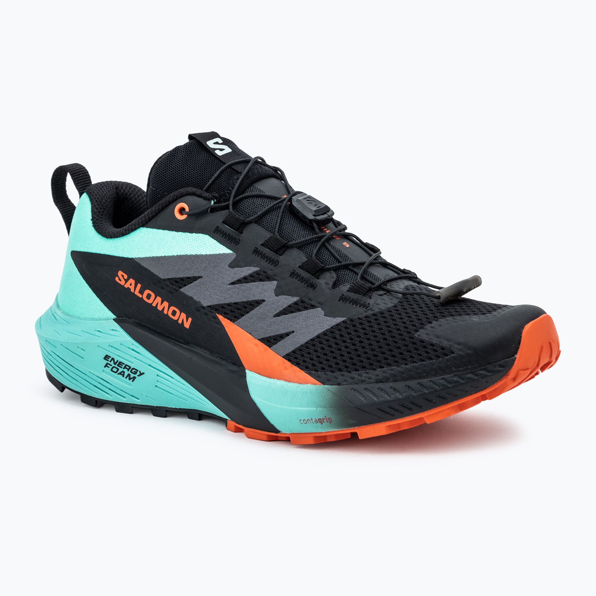 Buty do biegania męskie Salomon Sense Ride 5 black/bay/cherry tomato 