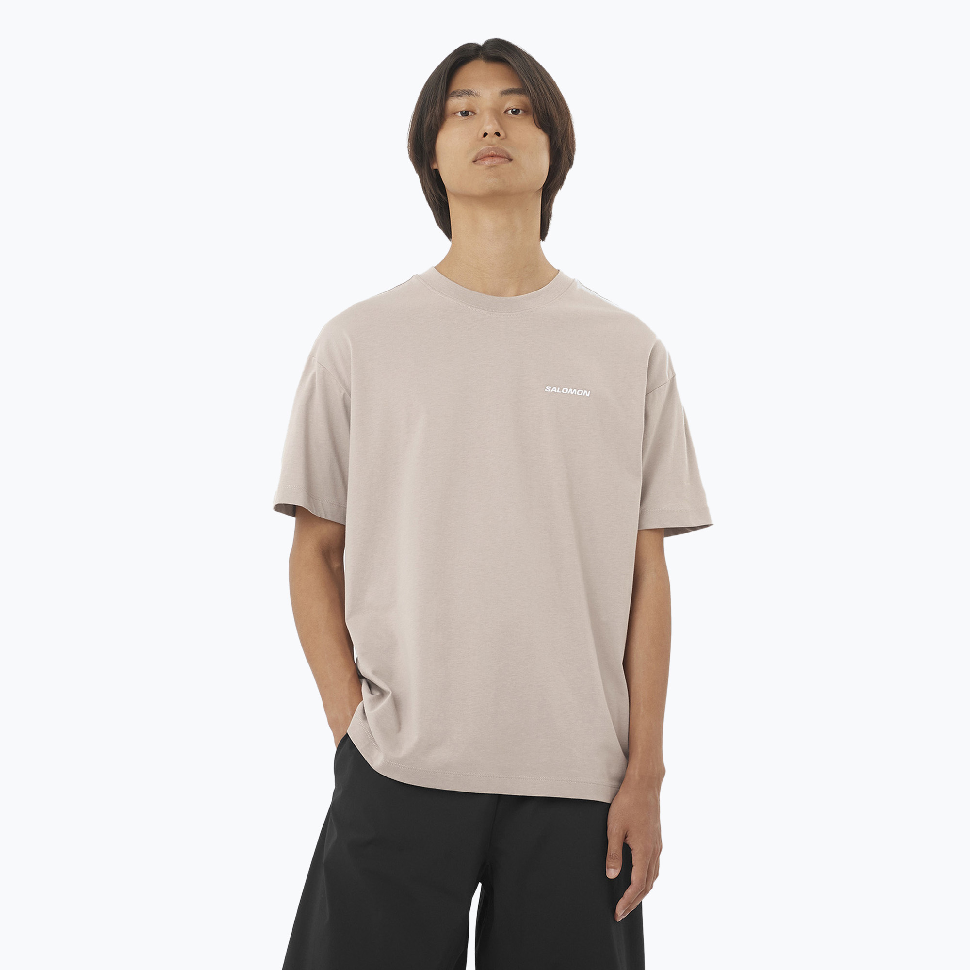 Koszulka męska Salomon Logo RX Tee etherea 