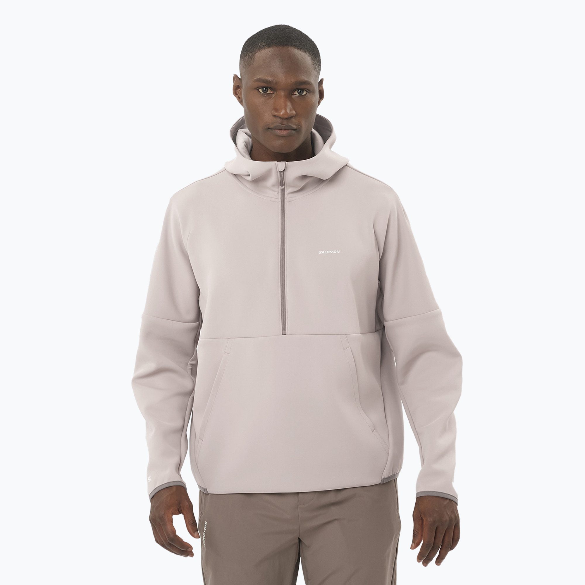 Bluza męska Salomon SHAKEout Half Zip Hooded etherea 