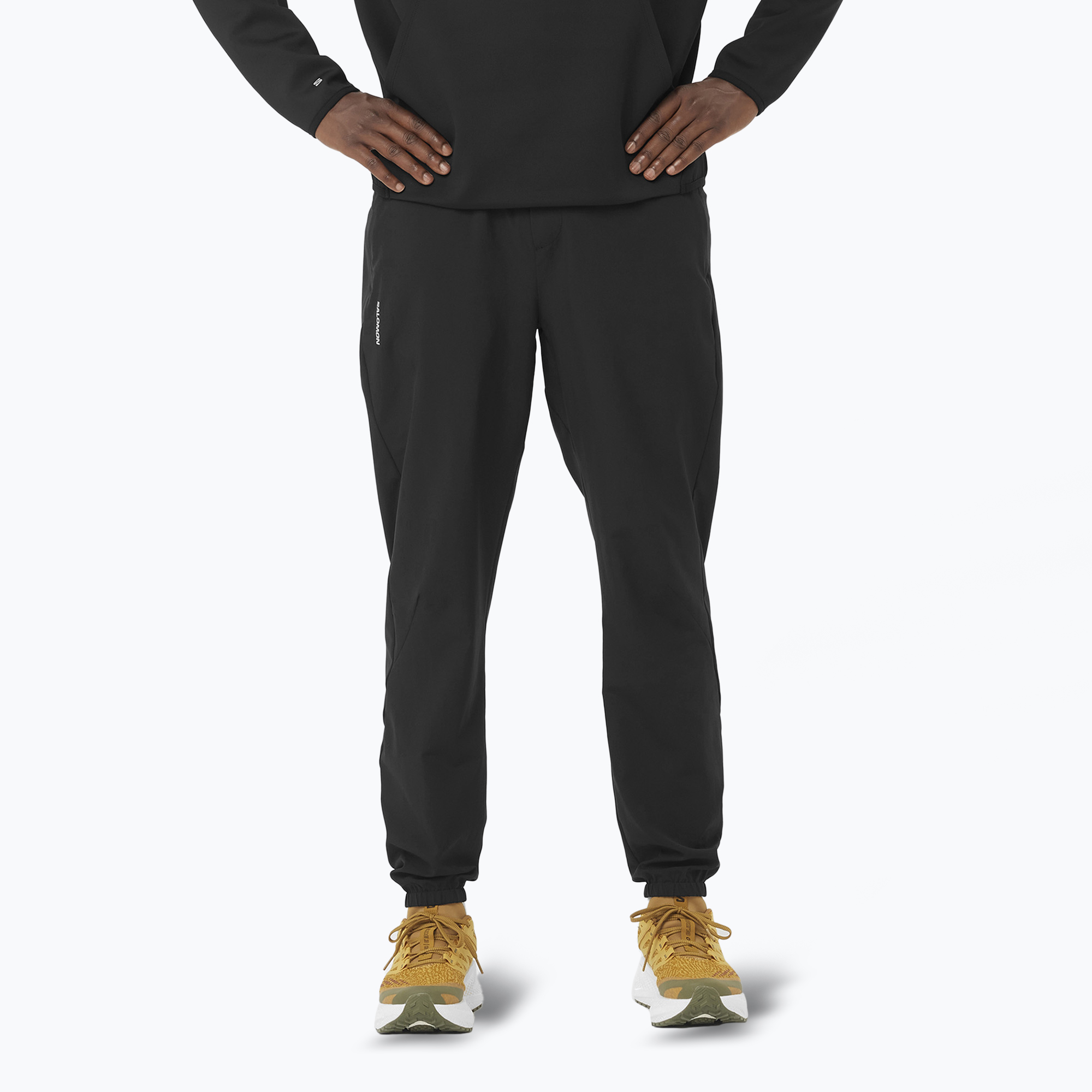 Spodnie do biegania męskie Salomon SHAKEout Core deep black 