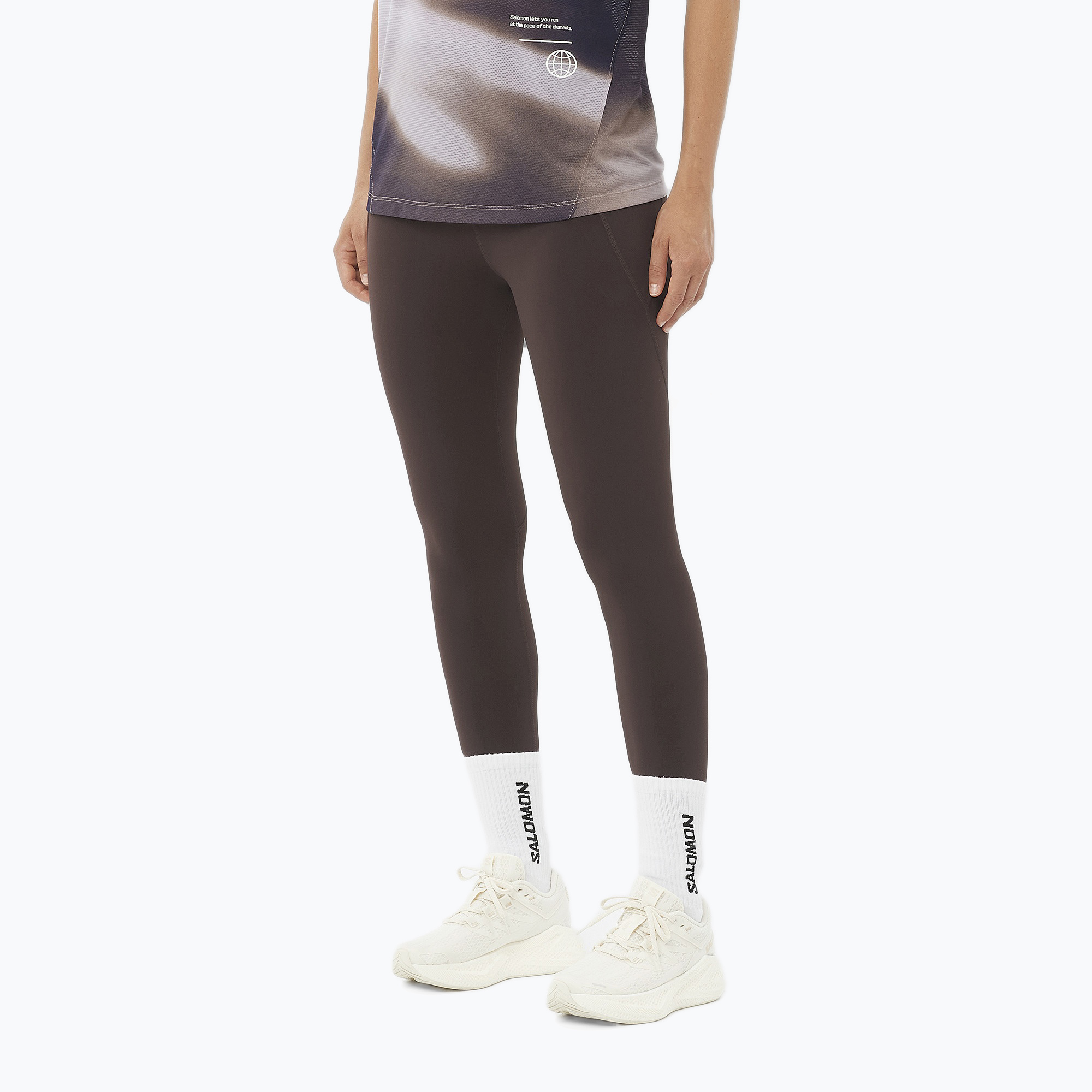 Legginsy do biegania damskie Salomon SHAKEout Bliss 25