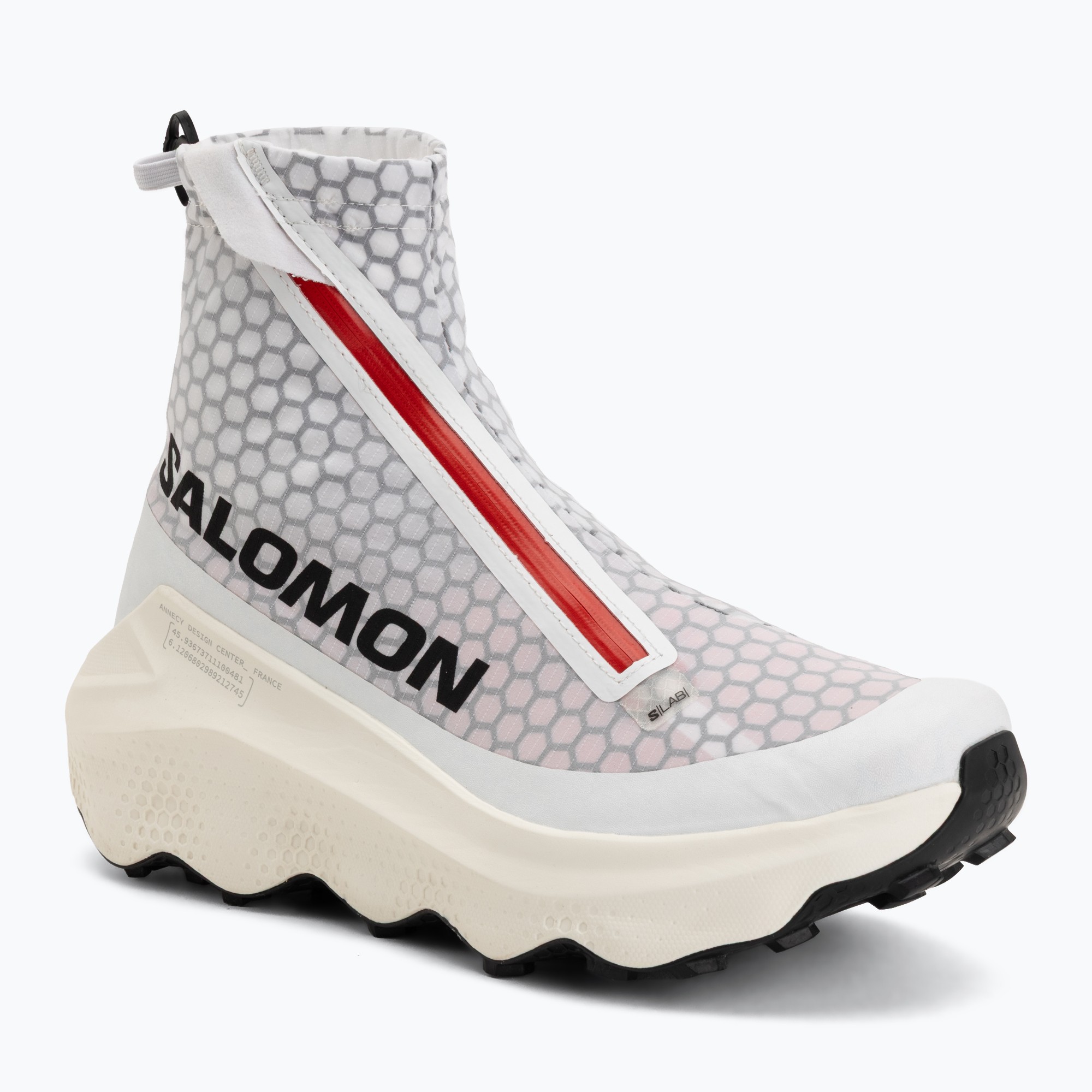 Мъжки обувки за бягане Salomon S/Lab Ultra Dust white/fiery red/vanilla ice
