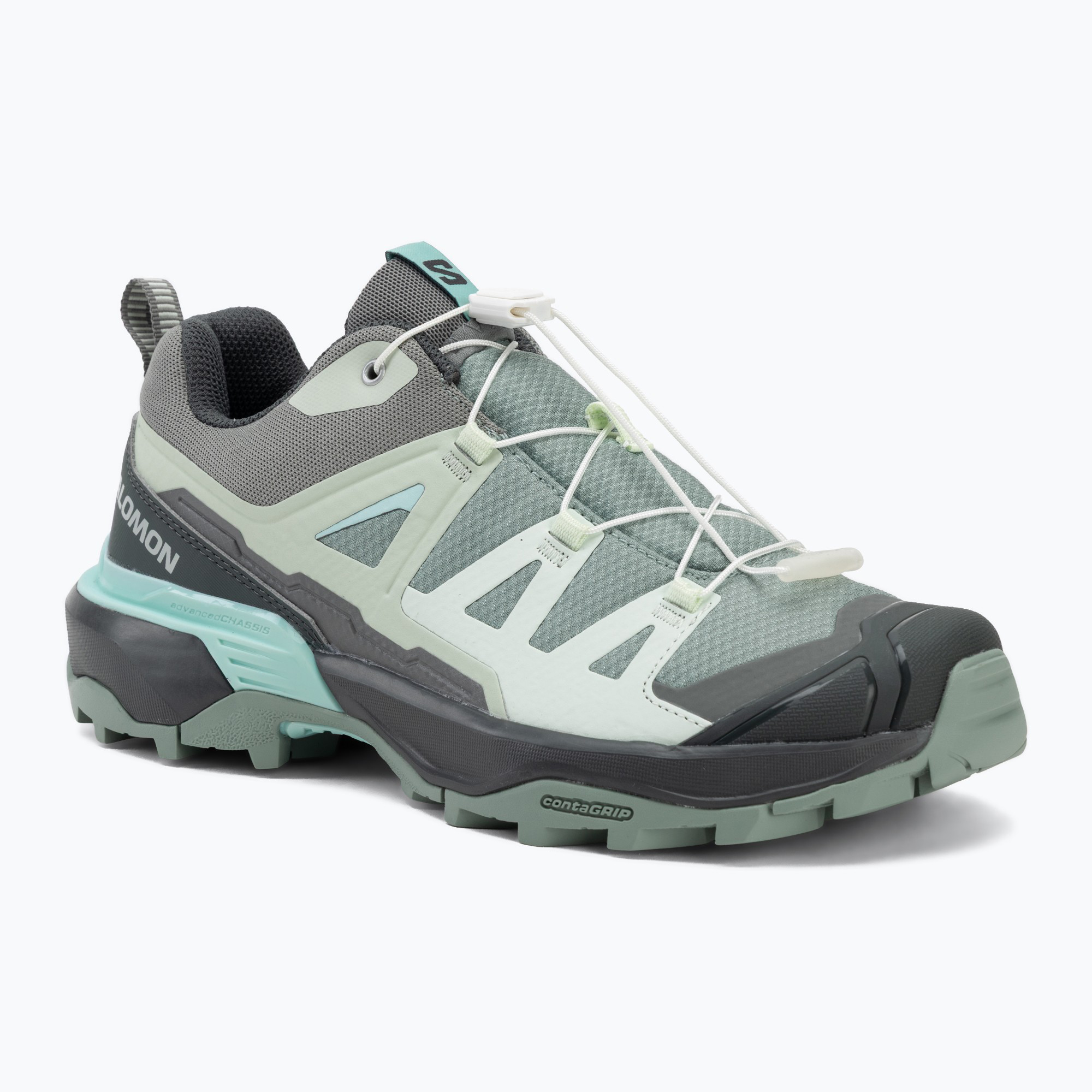 Дамски обувки за трекинг Salomon X Ultra 360 green milieu/urban chic/clearly aqua