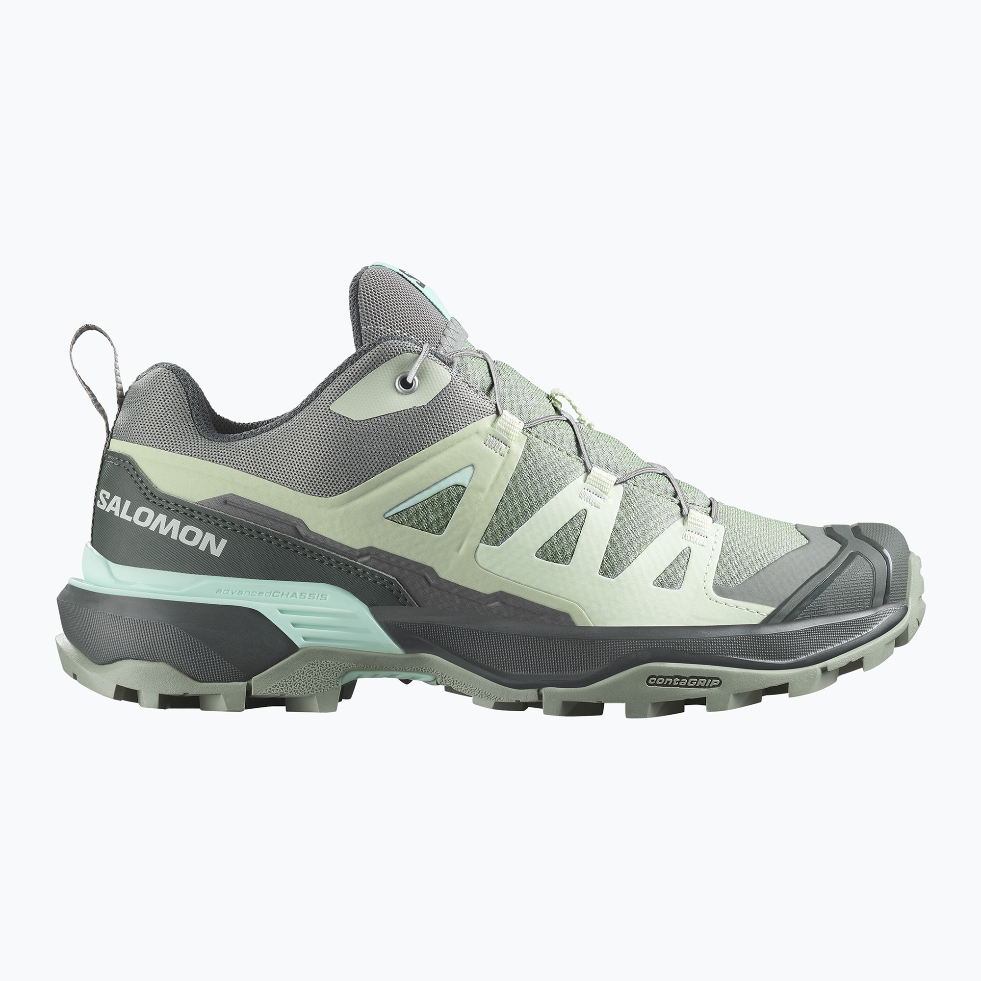 Дамски туристически обувки Salomon X Ultra 360 green milieu/urban chic/clearly aqua