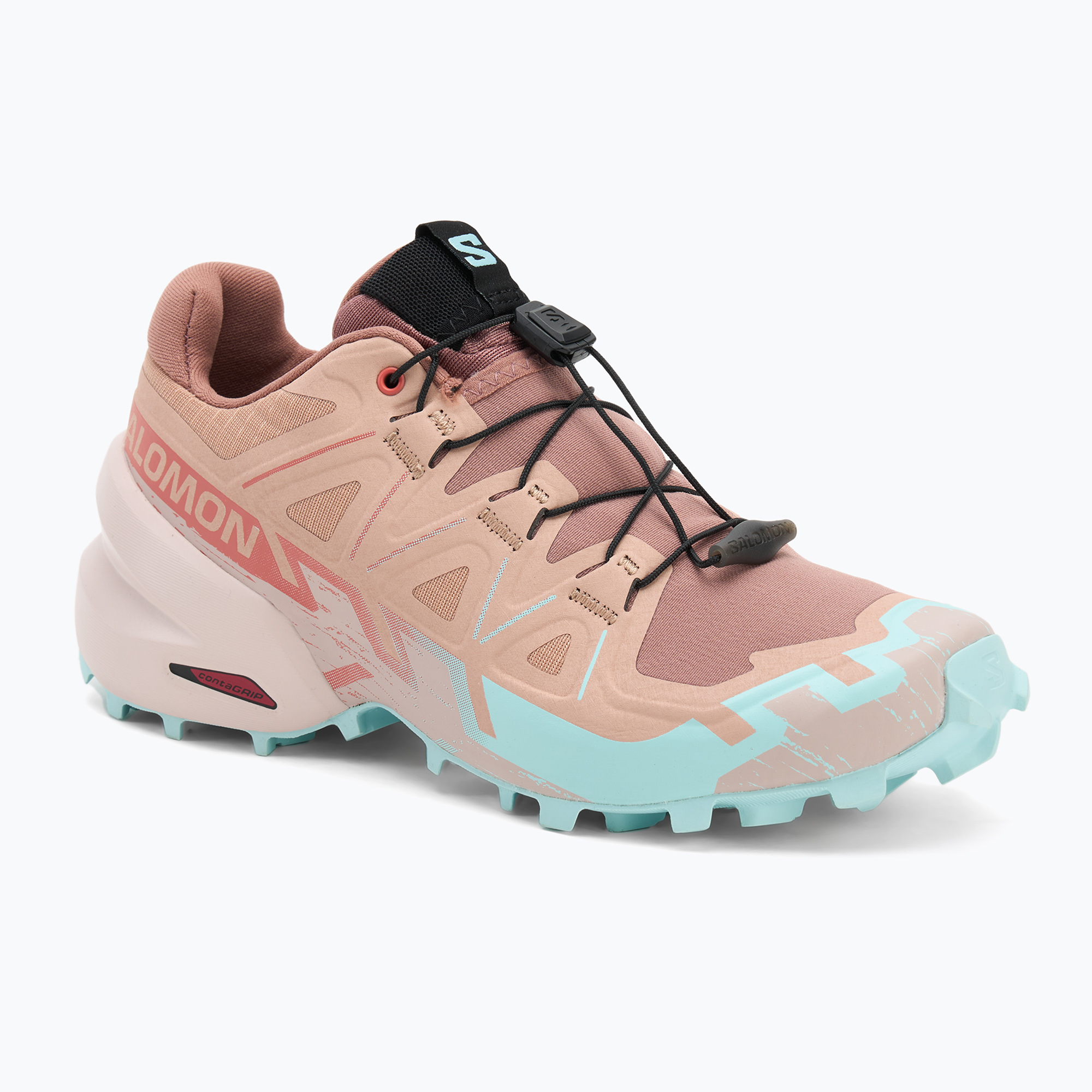 Buty do biegania damskie Salomon Speedcross 6 mahogany rose/hushed violet/iced aqua 