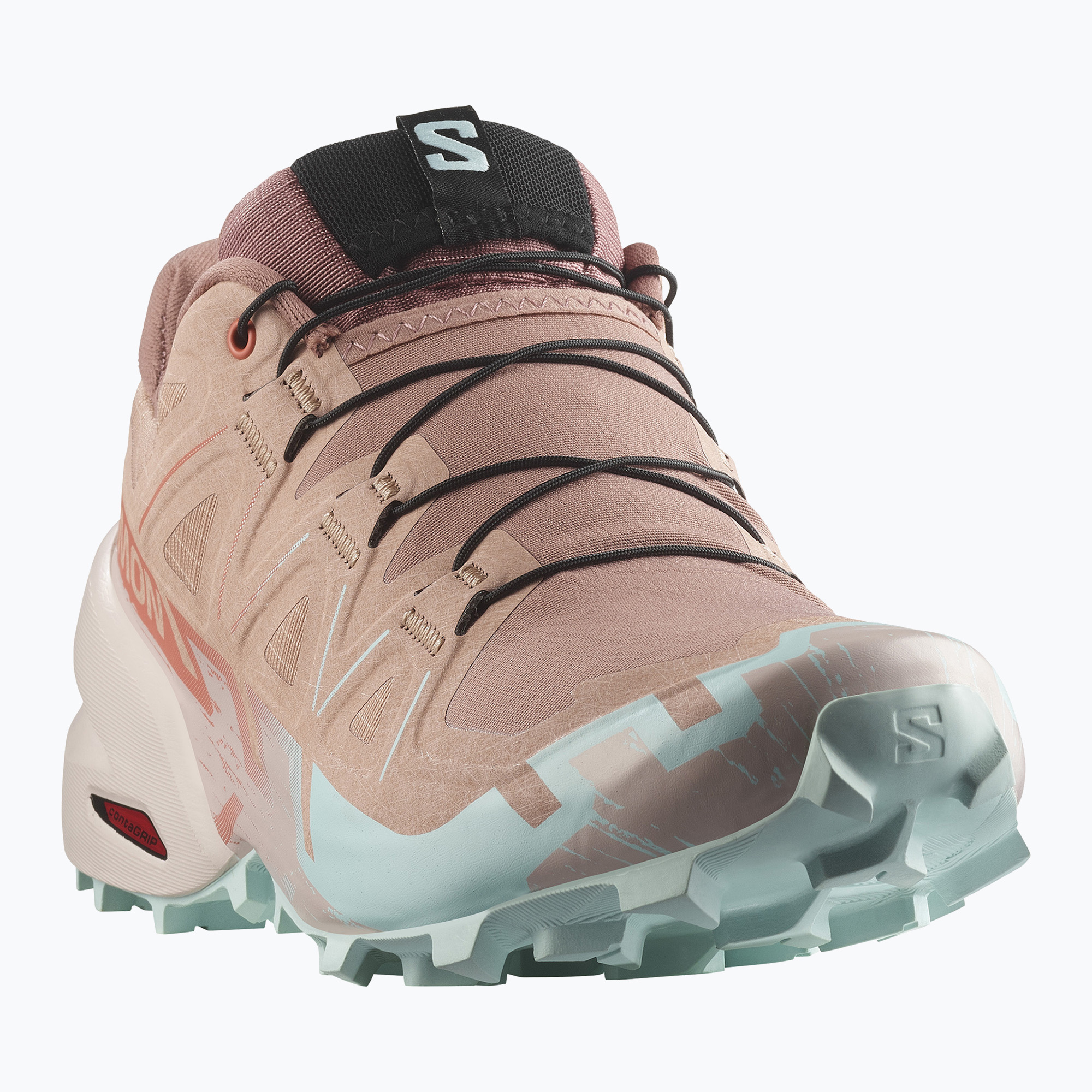 Buty do biegania damskie Salomon Speedcross 6 mahogany rose/hushed violet/iced aqua 
