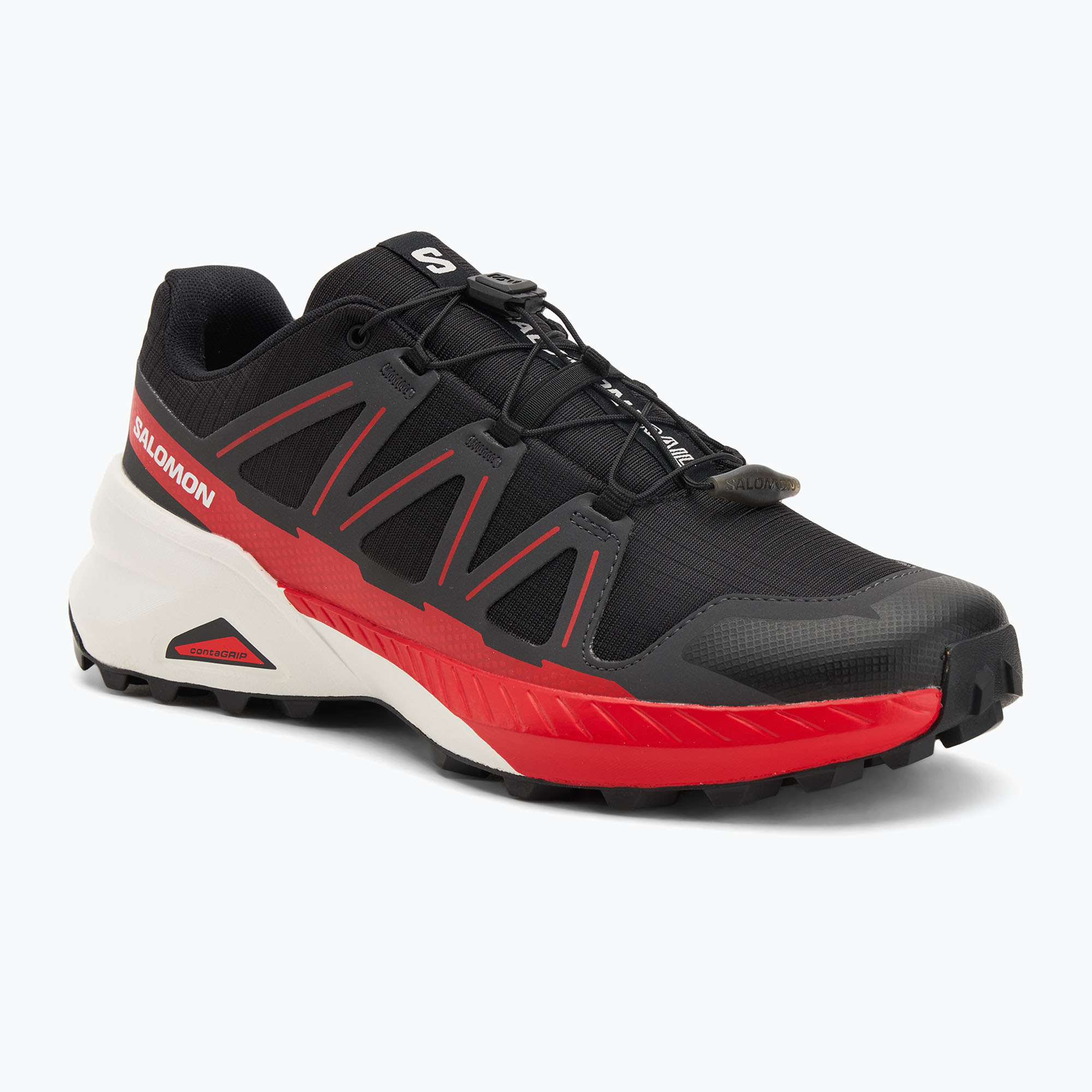 Buty do biegania męskie Salomon Speedcross Peak black/asphalt/fiery red 
