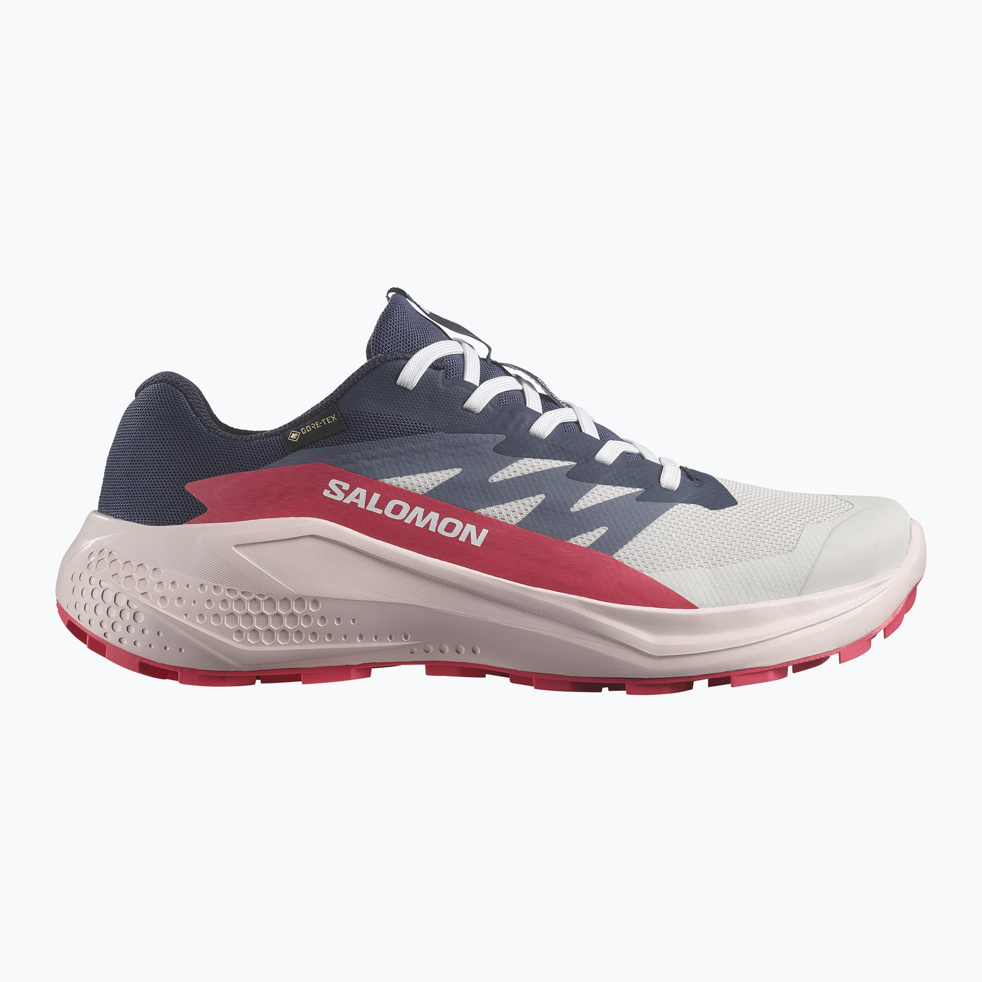 Buty do biegania damskie Salomon Alphaglide GTX lunar rock/blue night/rouge red 