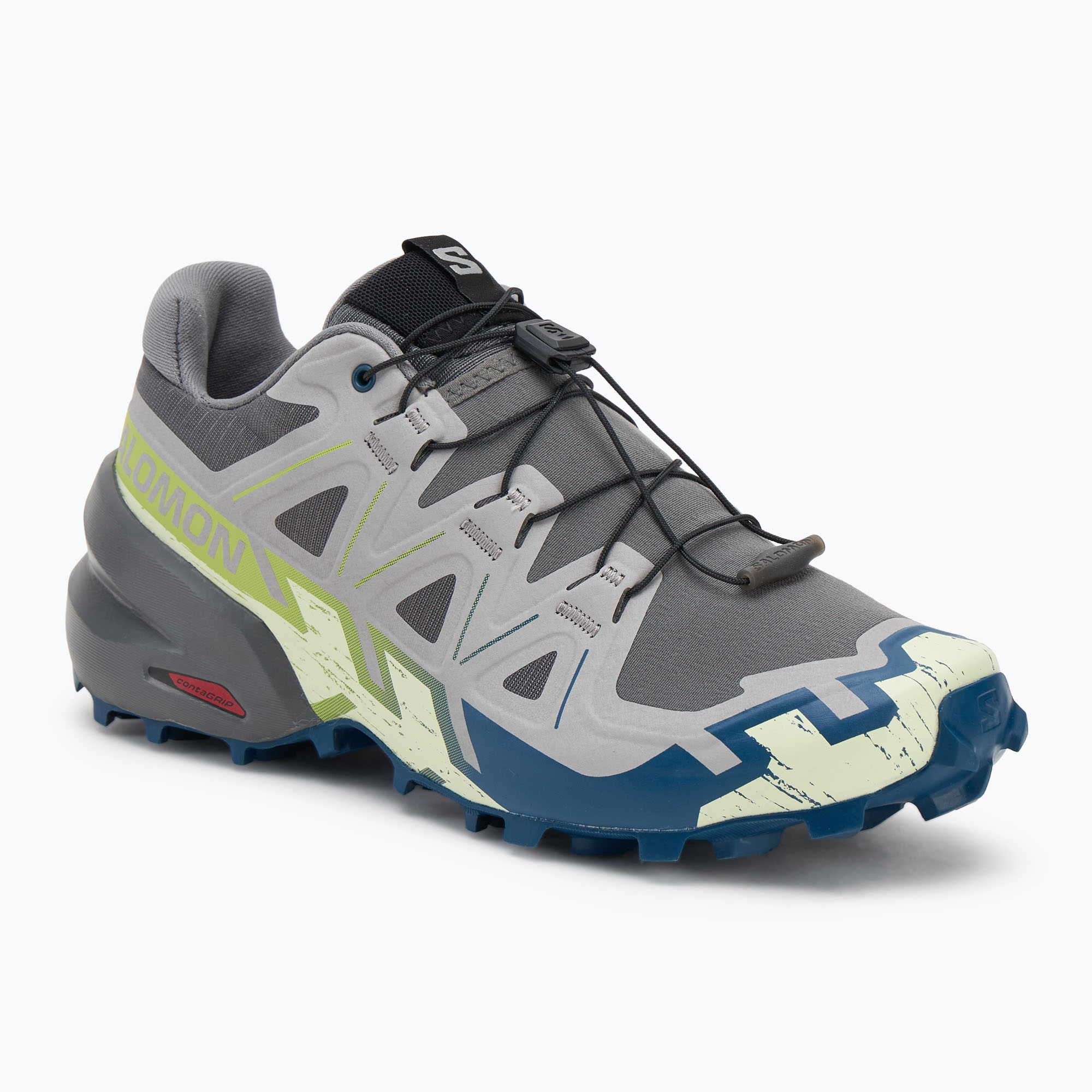 Buty do biegania męskie Salomon Speedcross 6 castlerock/lime cream/poseidon 
