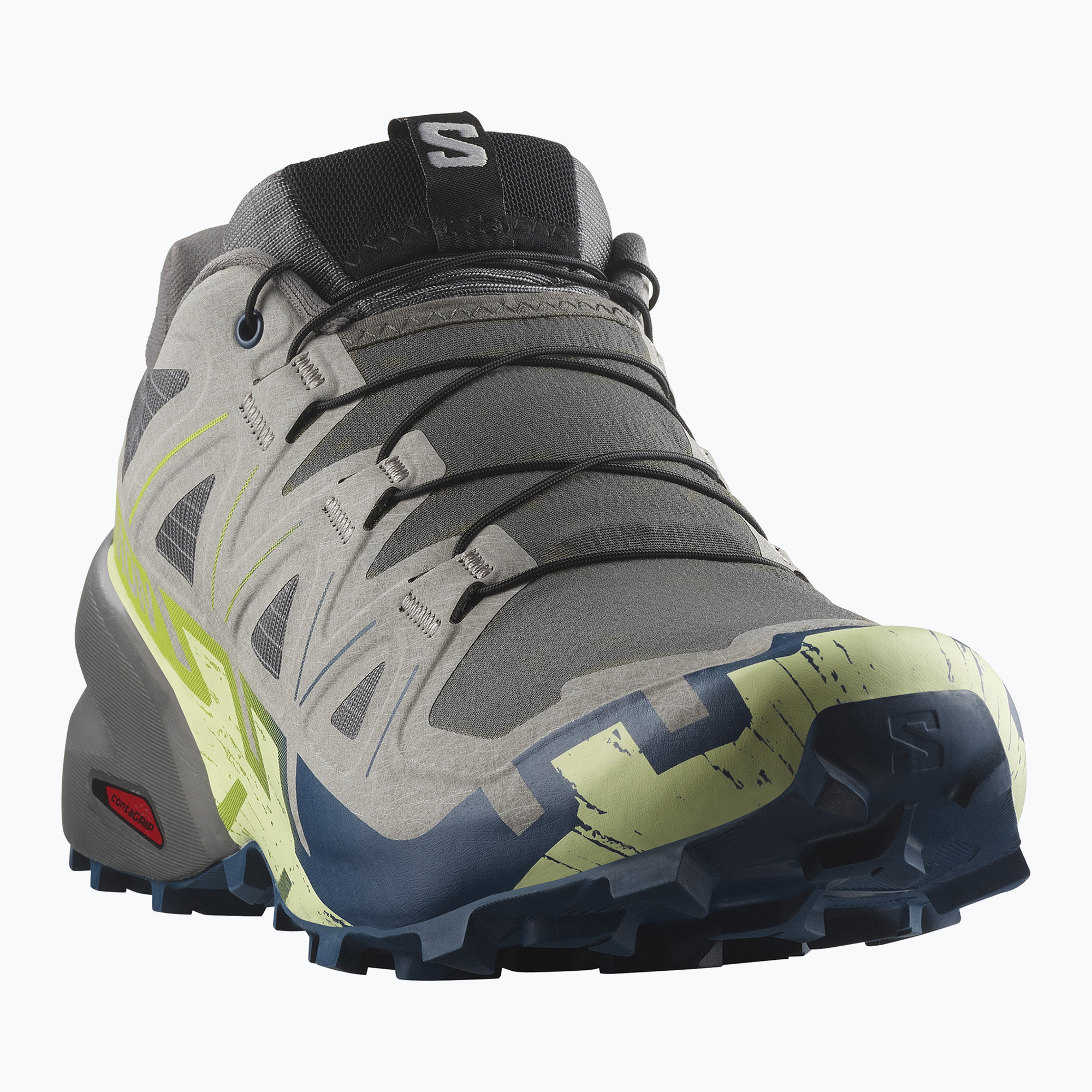Buty do biegania męskie Salomon Speedcross 6 castlerock/lime cream/poseidon 