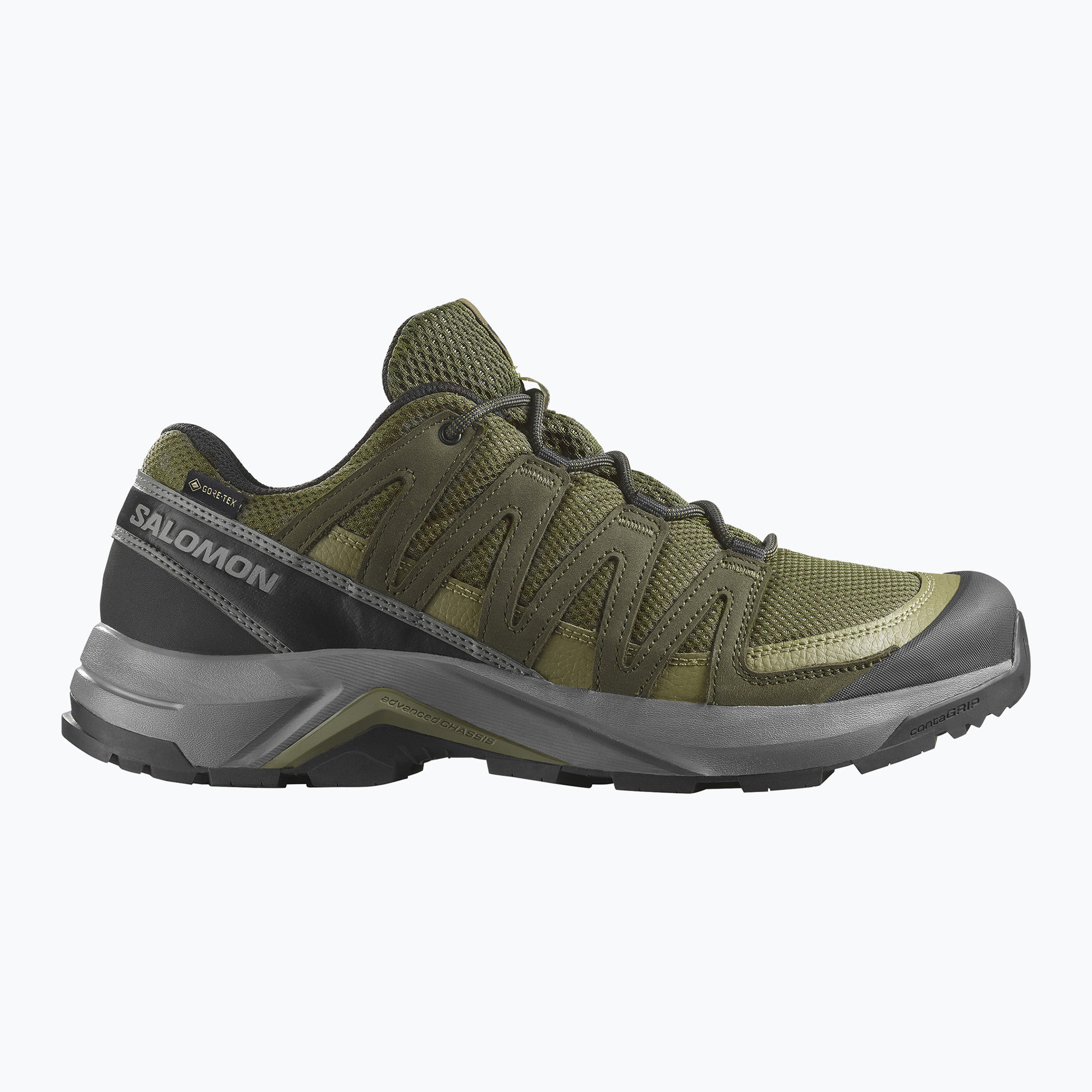 Мъжки туристически обувки Salomon X-Adventure Recon Waterproof olvnig/martini