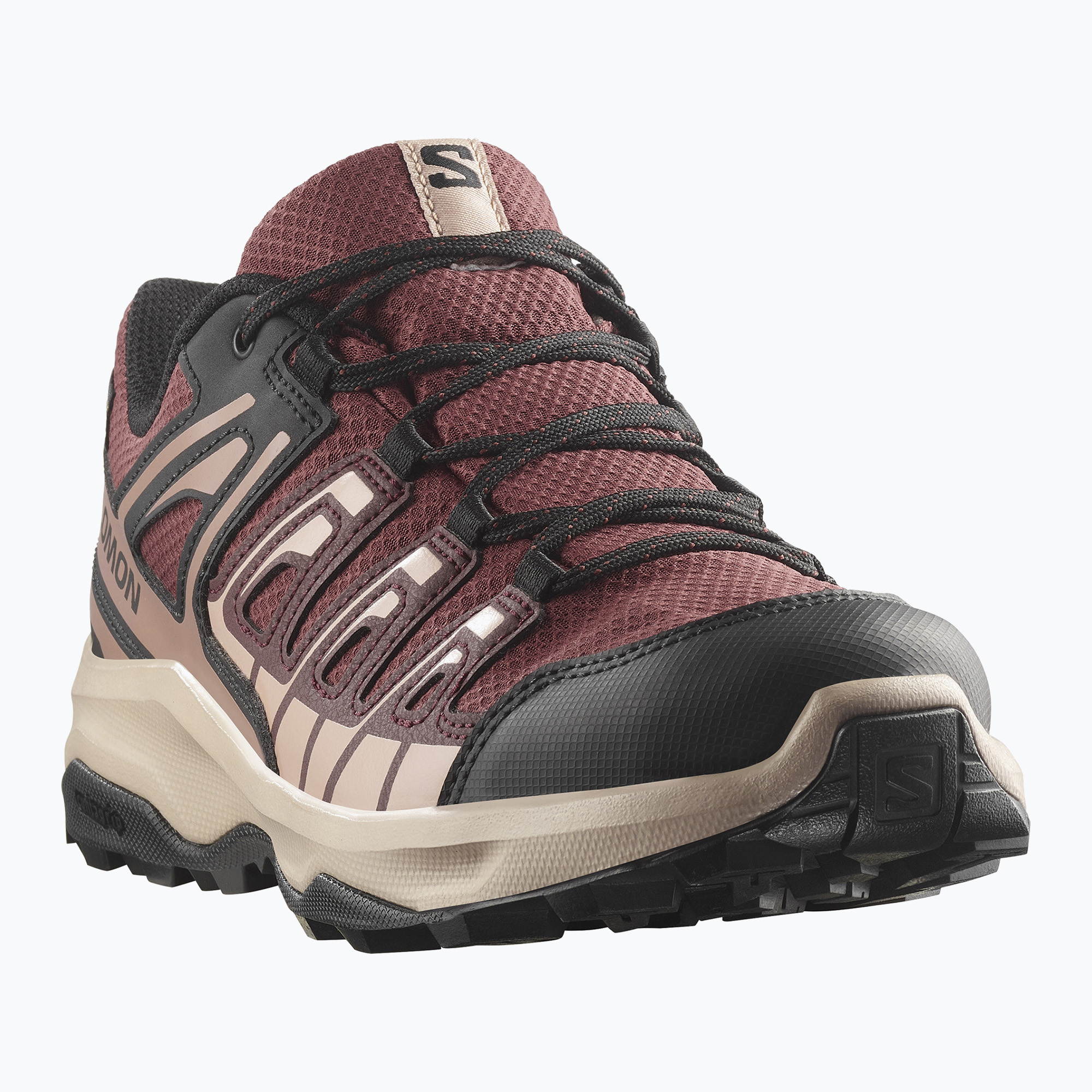 Buty trekkingowe damskie Salomon Extegra GTX henna/run raisin/mahogany rose 