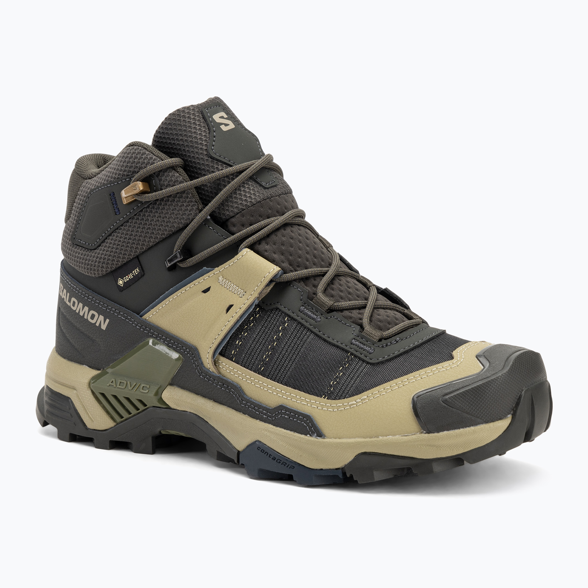 Buty trekkingowe męskie Salomon X Ultra 5 MID GTX peat/gray green/blue nights 