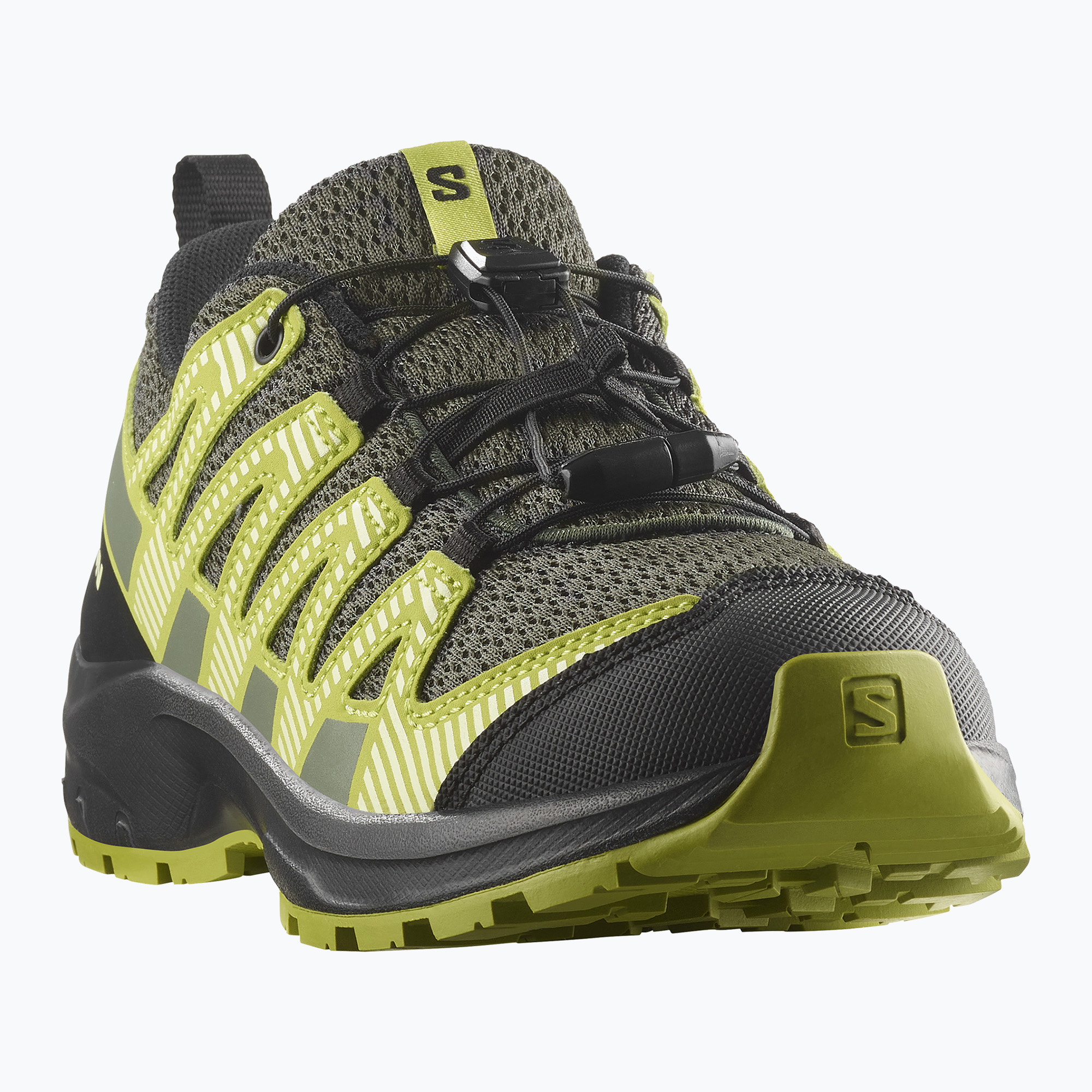 Buty trekkingowe dziecięce Salomon XA Pro V8 urban chic/black/dark citron 