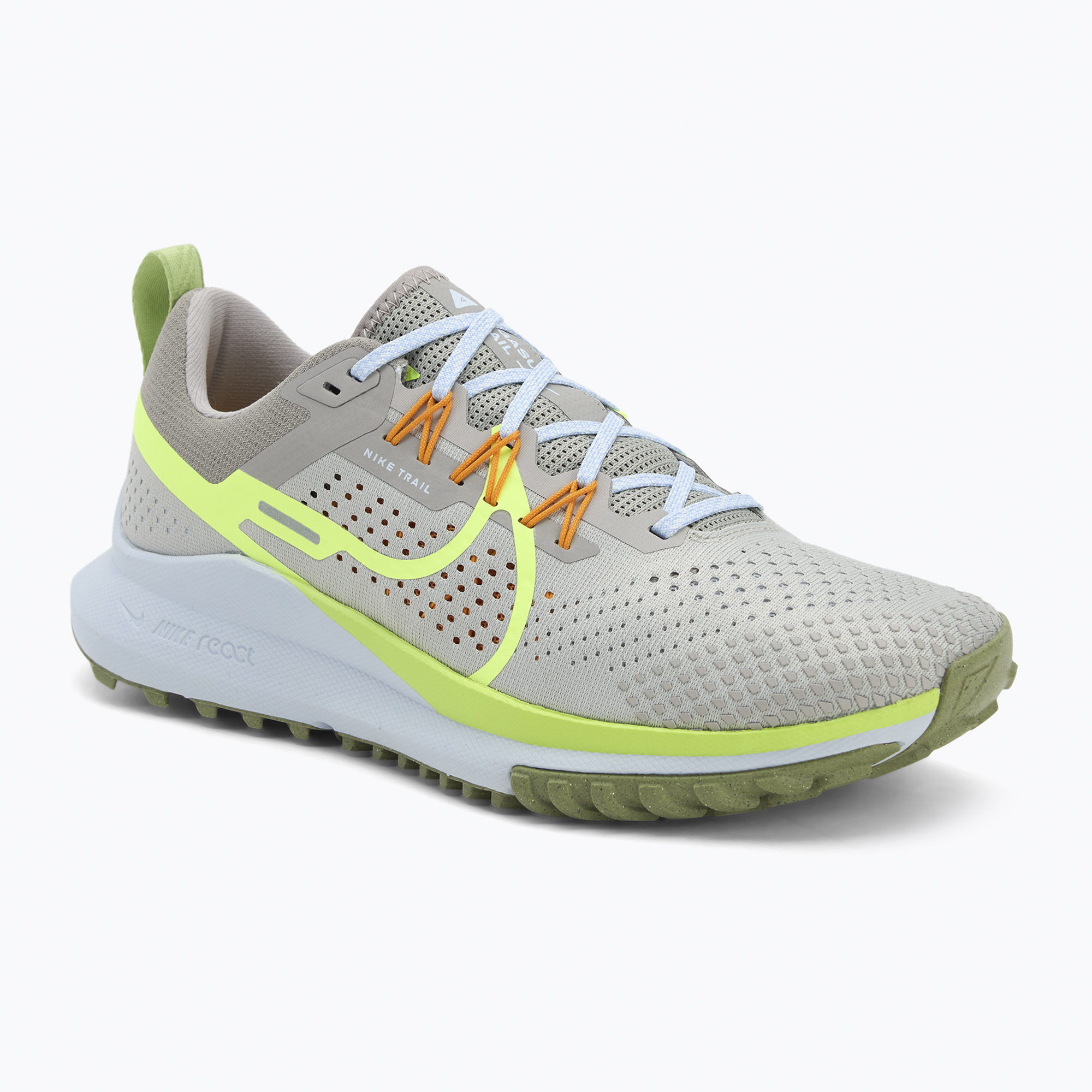 Buty do biegania męskie Nike Pegasus Trail 4 light iron ore/volt/cobblestone 