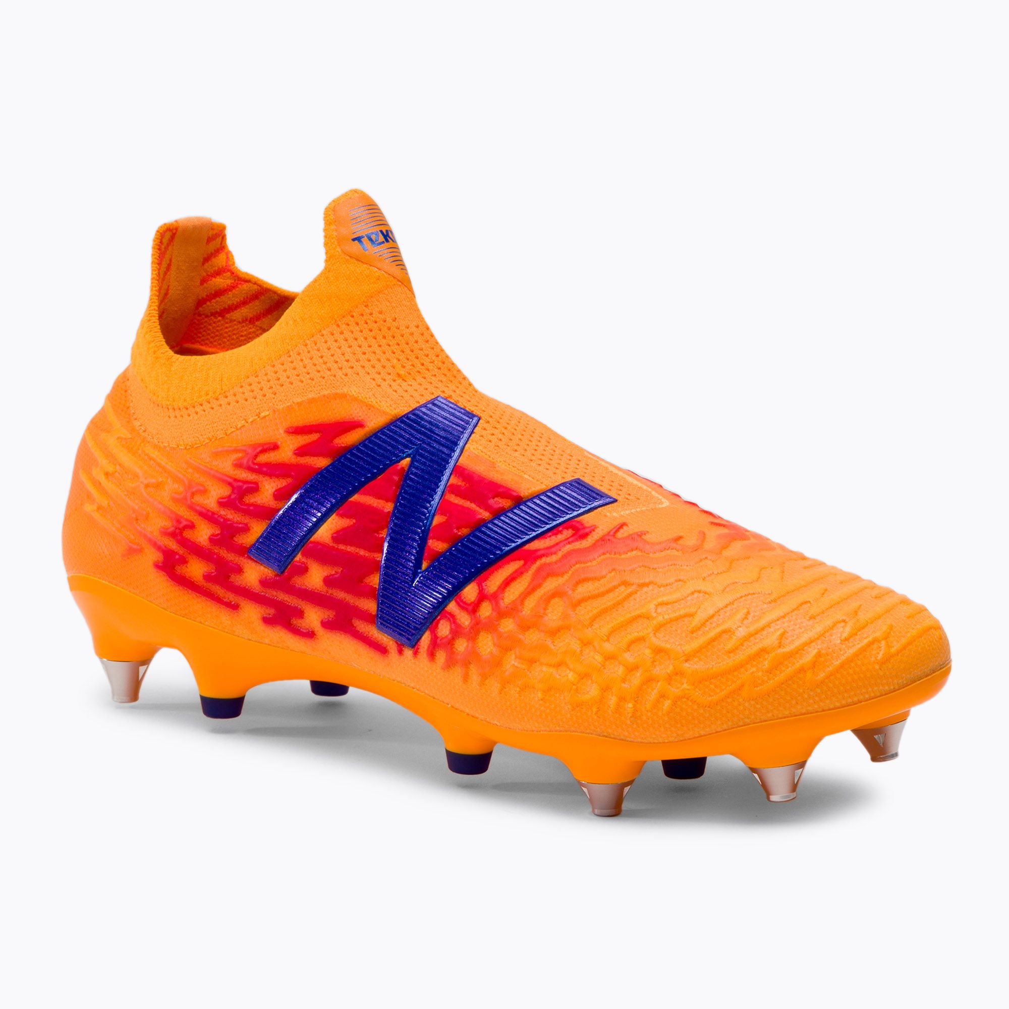 Buty piłkarskie męskie New Balance Tekela V3+ Pro SG impulse/vibrant orange 