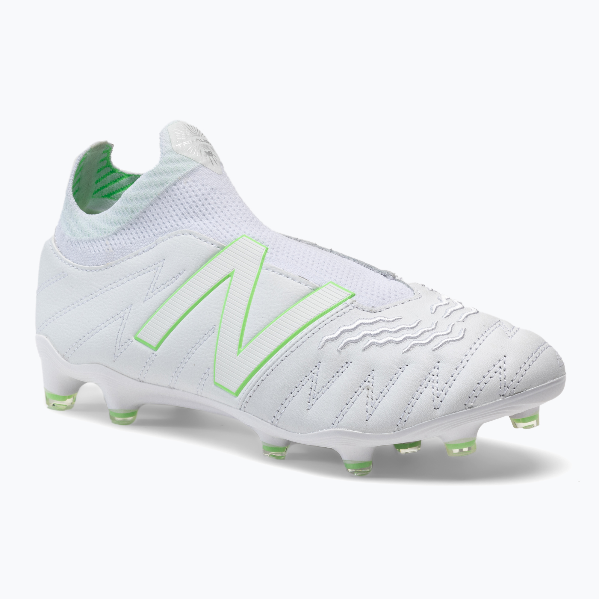 Buty piłkarskie męskie New Balance Tekela V3+ Pro Leather FG white 
