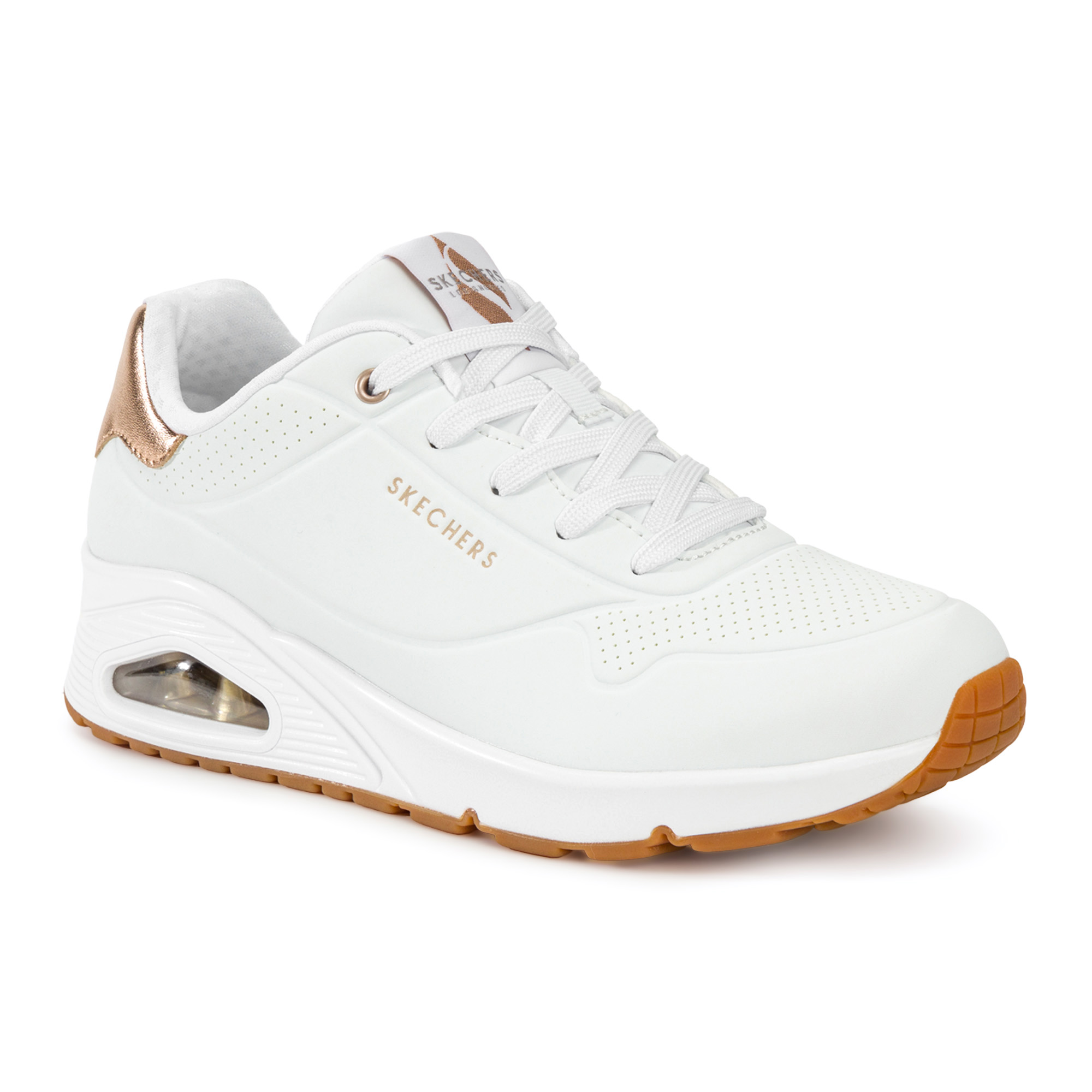 Buty damskie SKECHERS Uno Golden Air white/mesh 