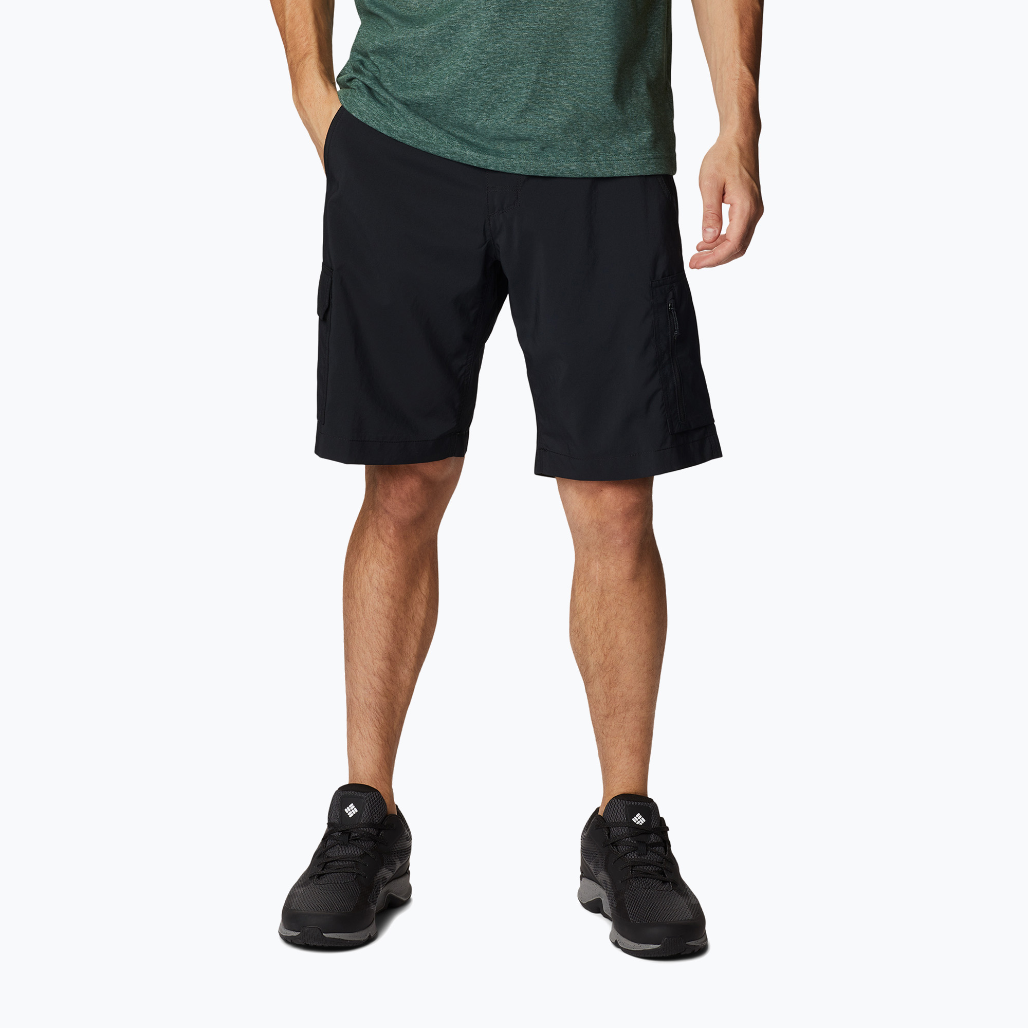 Spodenki trekkingowe męskie Columbia Silver Ridge Utility Cargo black 