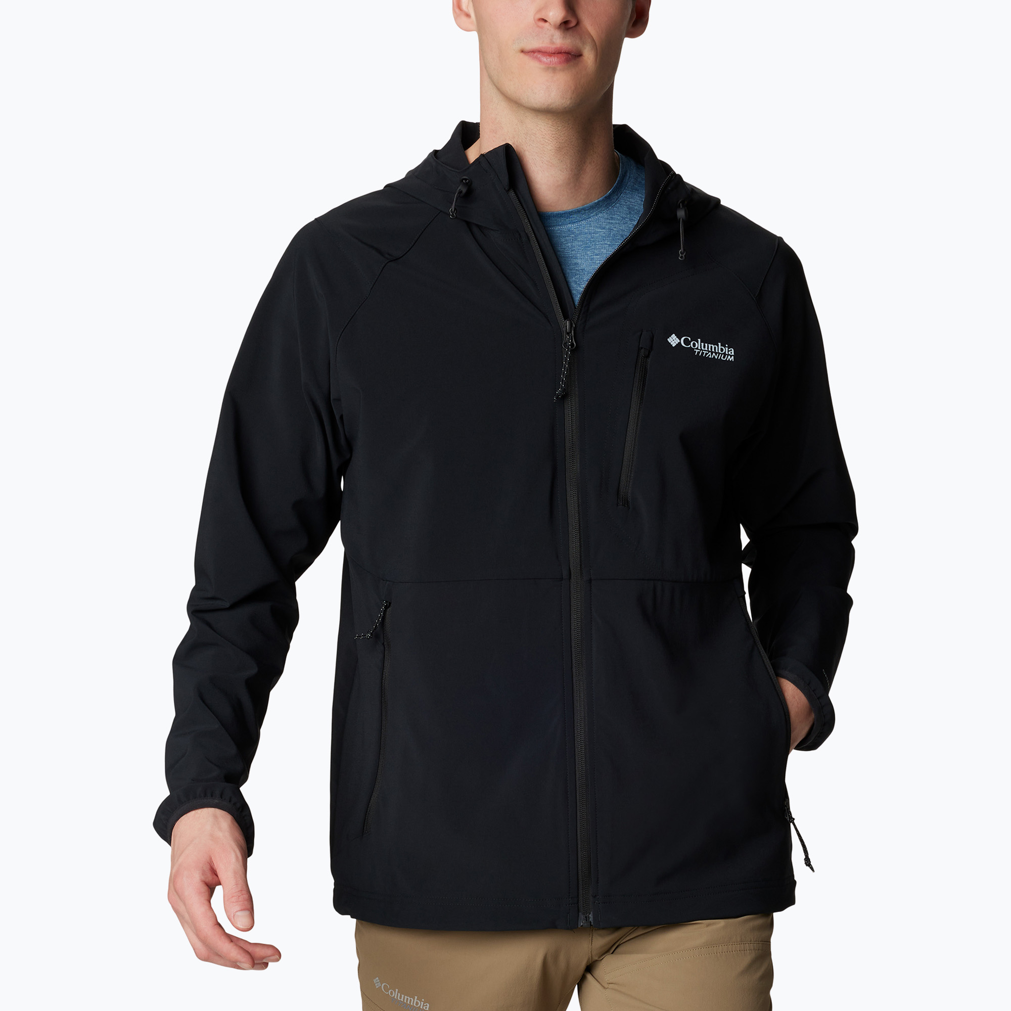 Kurtka softshell męska Columbia Triple Canyon Hooded black 