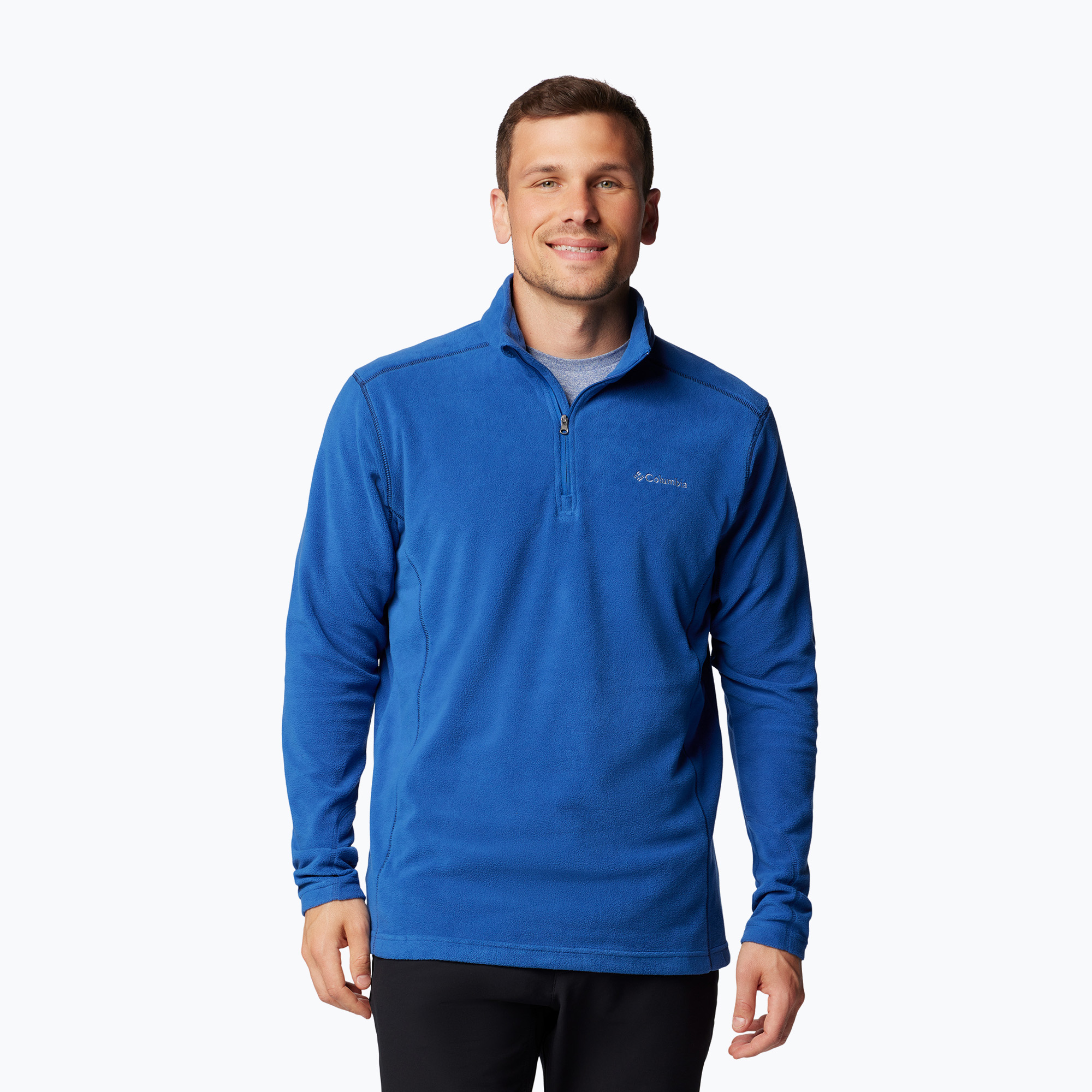 Bluza polarowa męska Columbia Klamath Range II HZ mountain blue 