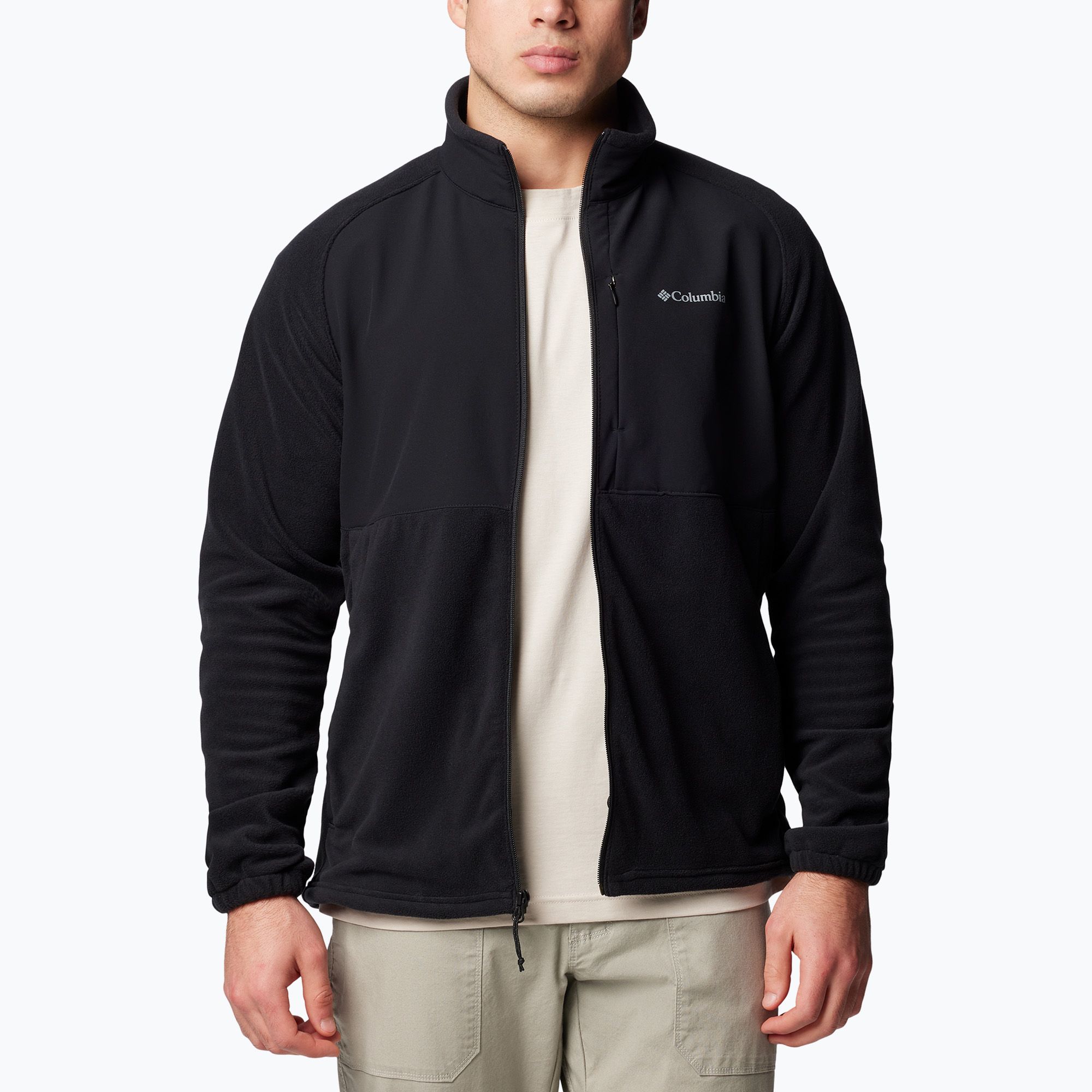 Pánska mikina Columbia Sage Peak Fleece black (Sage Peak FZ Fleece 2095781010)