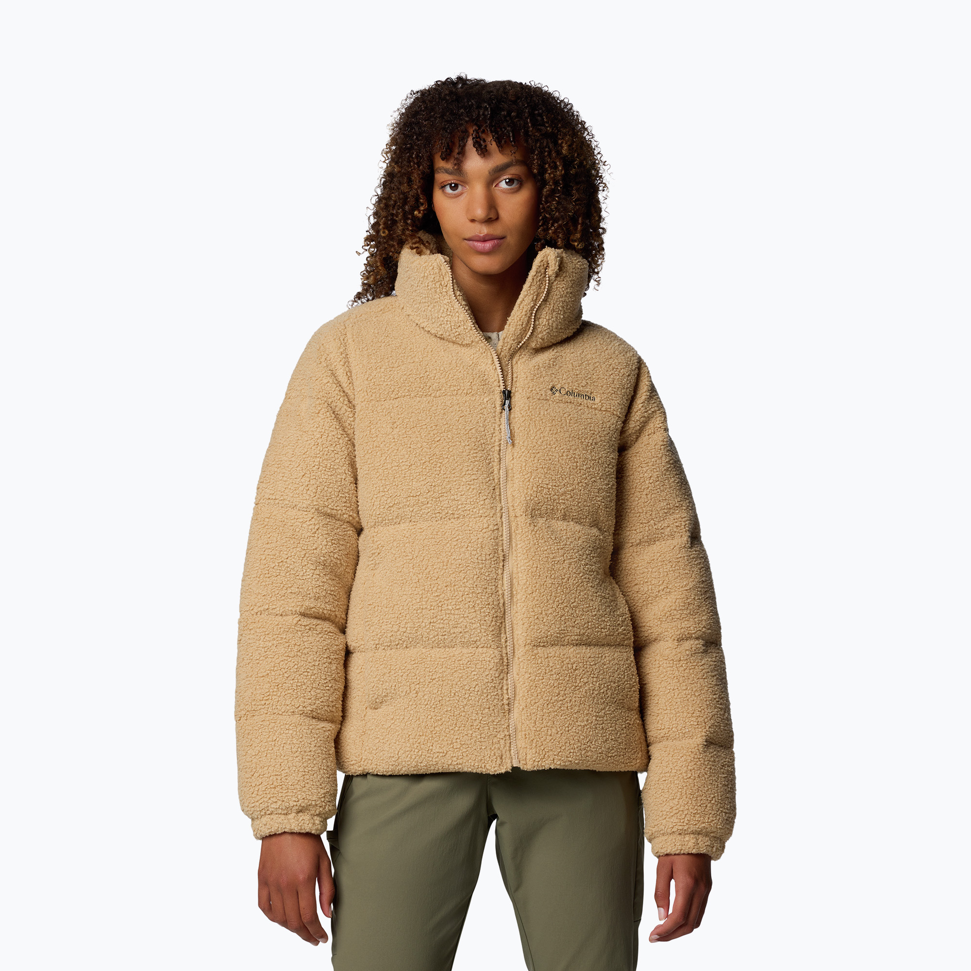 Kurtka ocieplana damska Columbia Puffect Sherpa canoe 