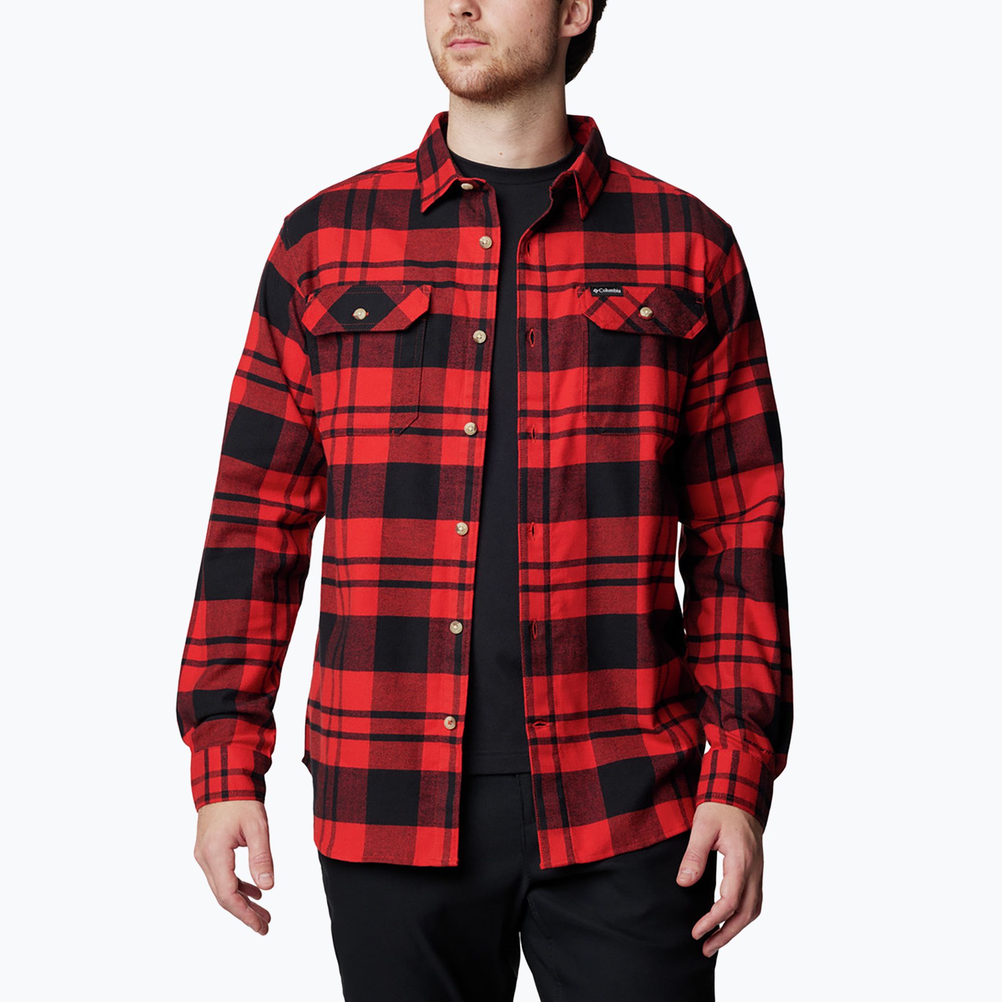 Koszula męska Columbia Flare Gun Stretch Flannel sail red river crossing plaid 