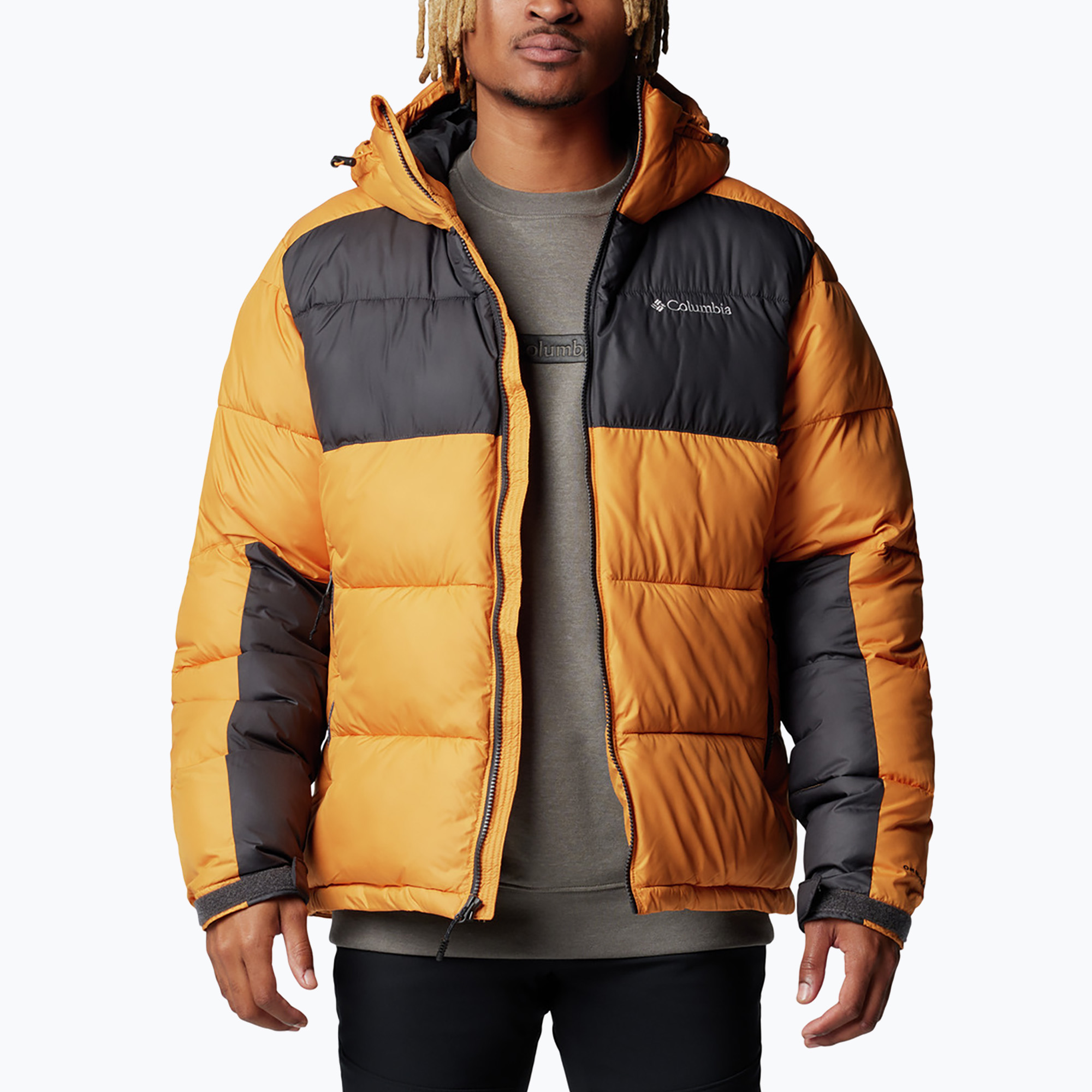Kurtka ocieplana męska Columbia Pike Lake II Hooded sunstone/shark 