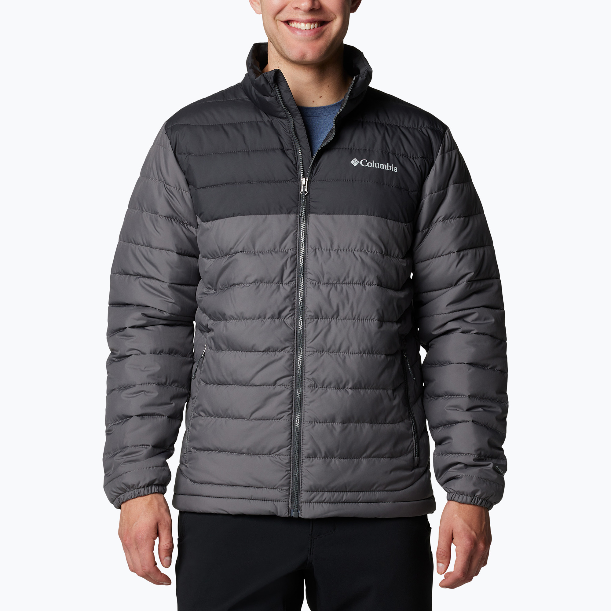 Kurtka męska Columbia Powder Lite II city grey/ shark 