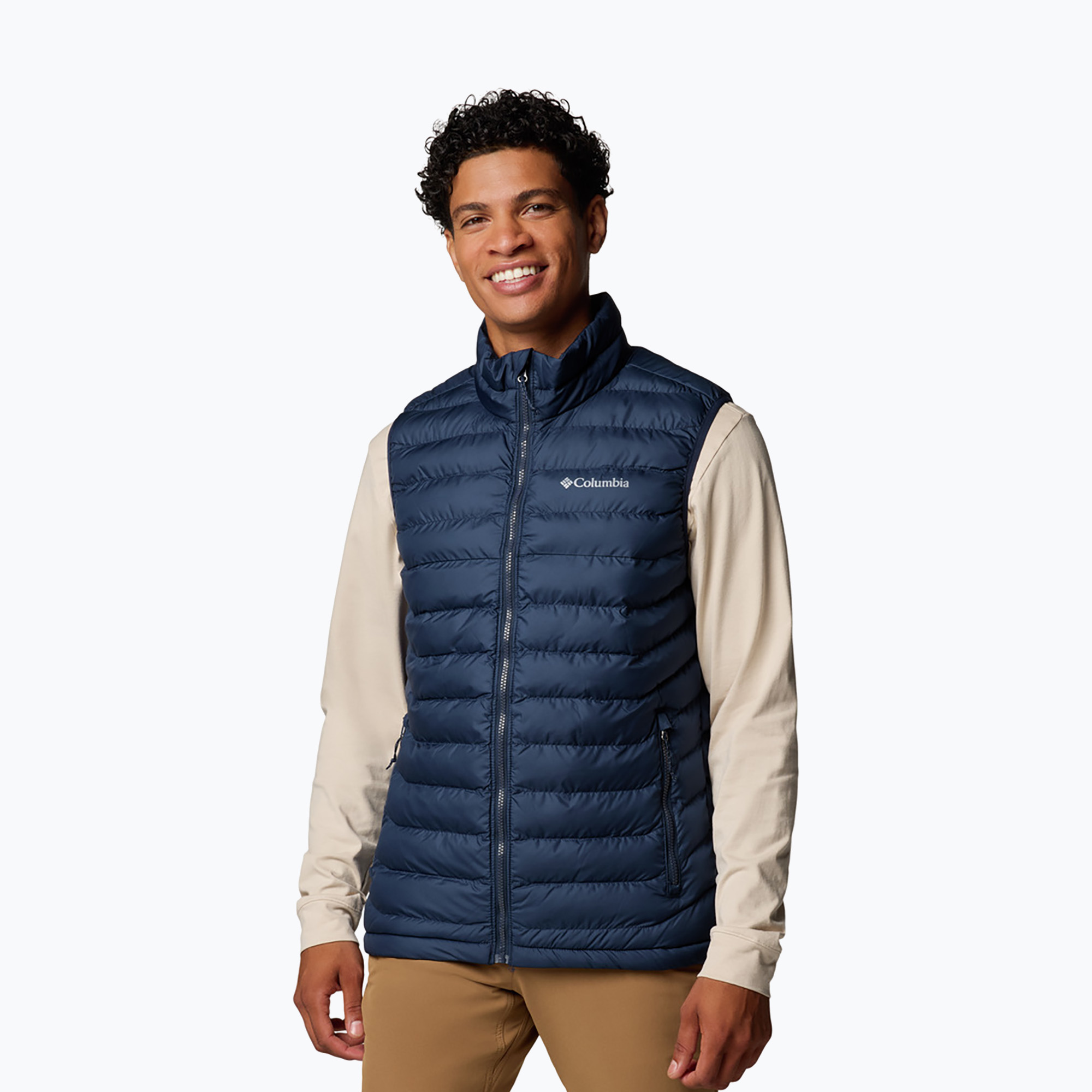 Bezrękawnik męski Columbia Powder Lite II colleglate navy 