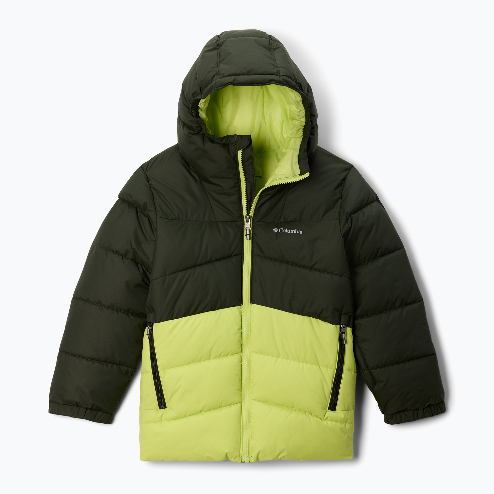 Детско скиорско яке Columbia Arctic Blast II greenscape/ voltage