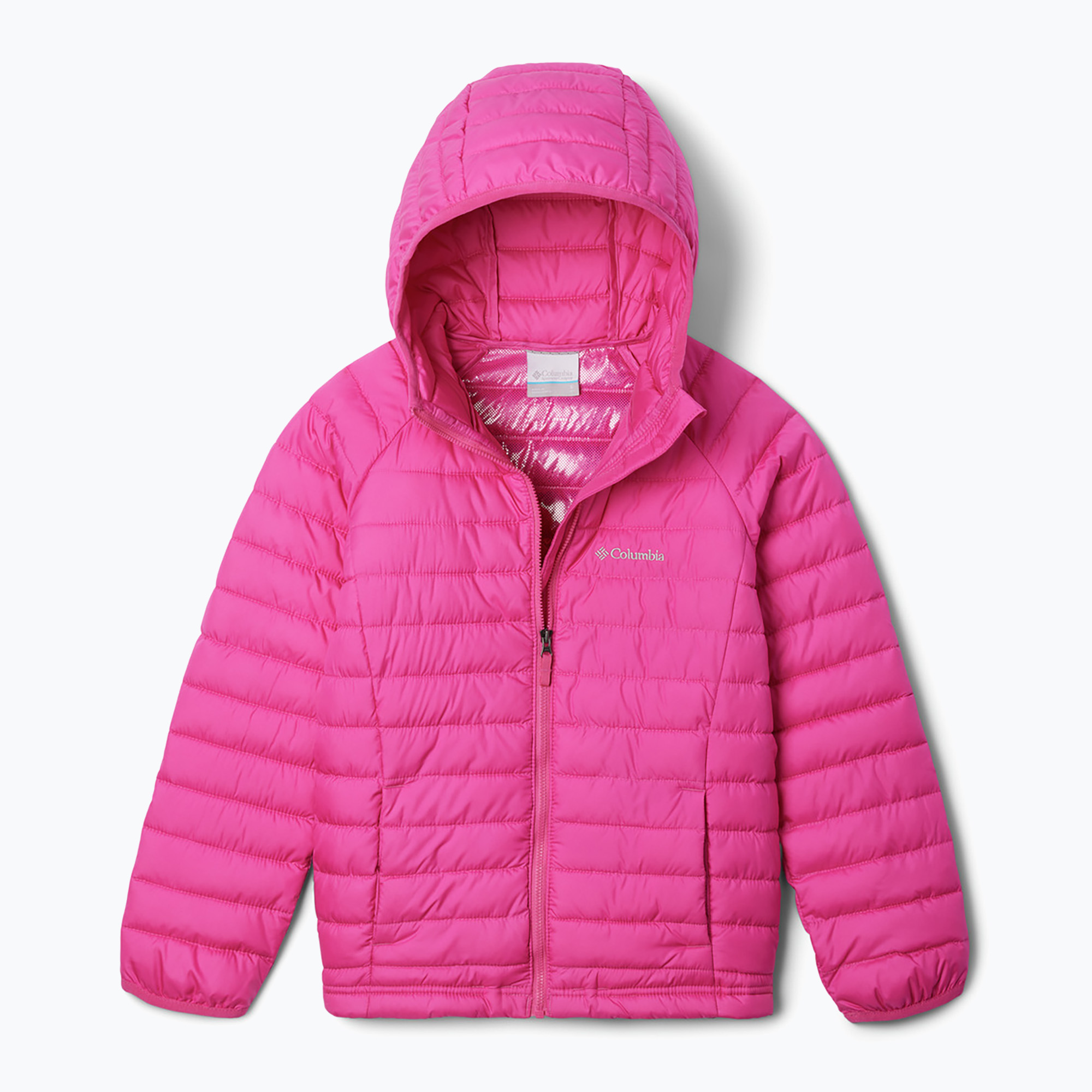 Kurtka ocieplana dziecięca Columbia Powder Lite II Hooded pink ice 